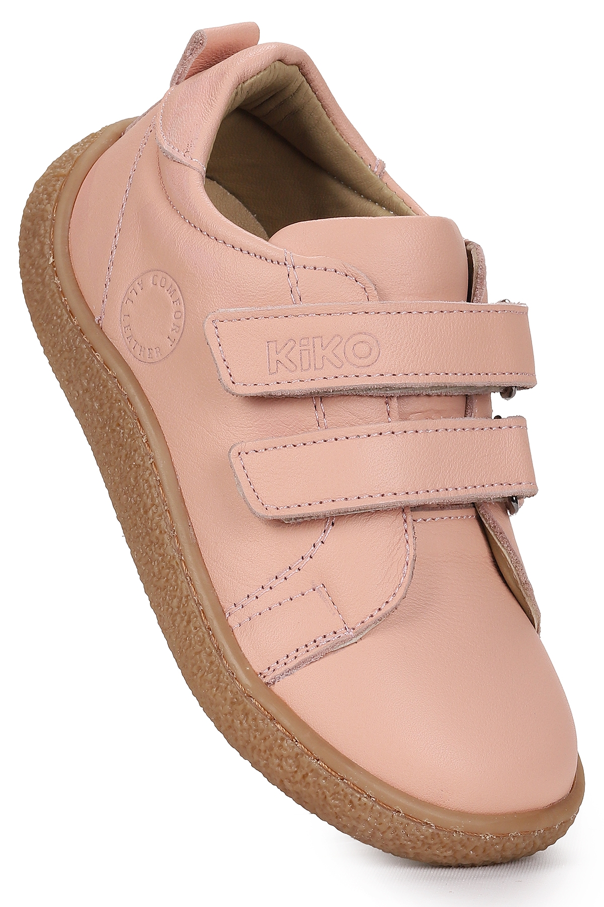 Luqa %100 Deri Günlük Kız Çocuk Spor Ayakkabı Pudra - Görsel 5