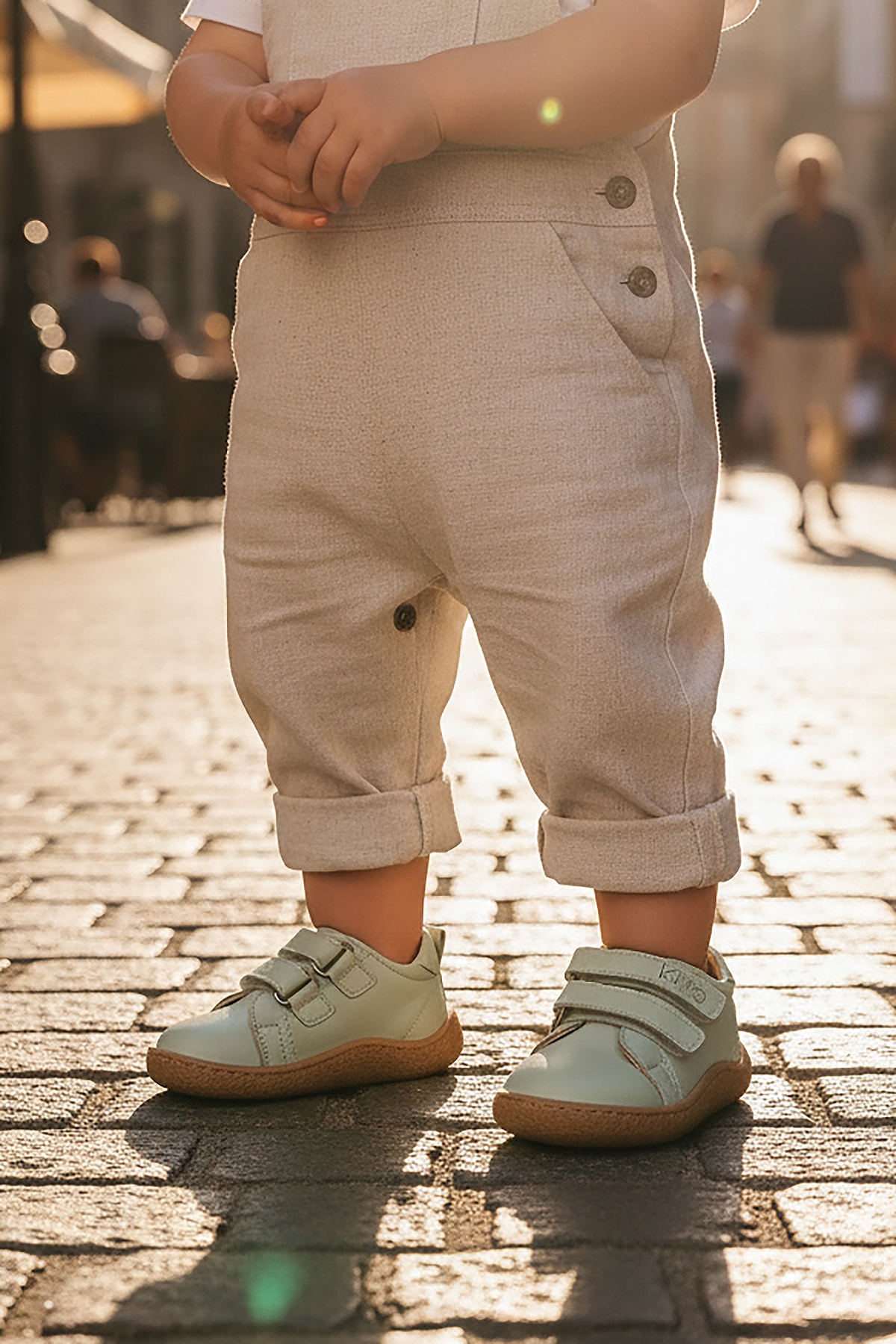Luqa %100 Deri Günlük Erkek Bebek Spor Ayakkabı Su Yeşili - Görsel 4
