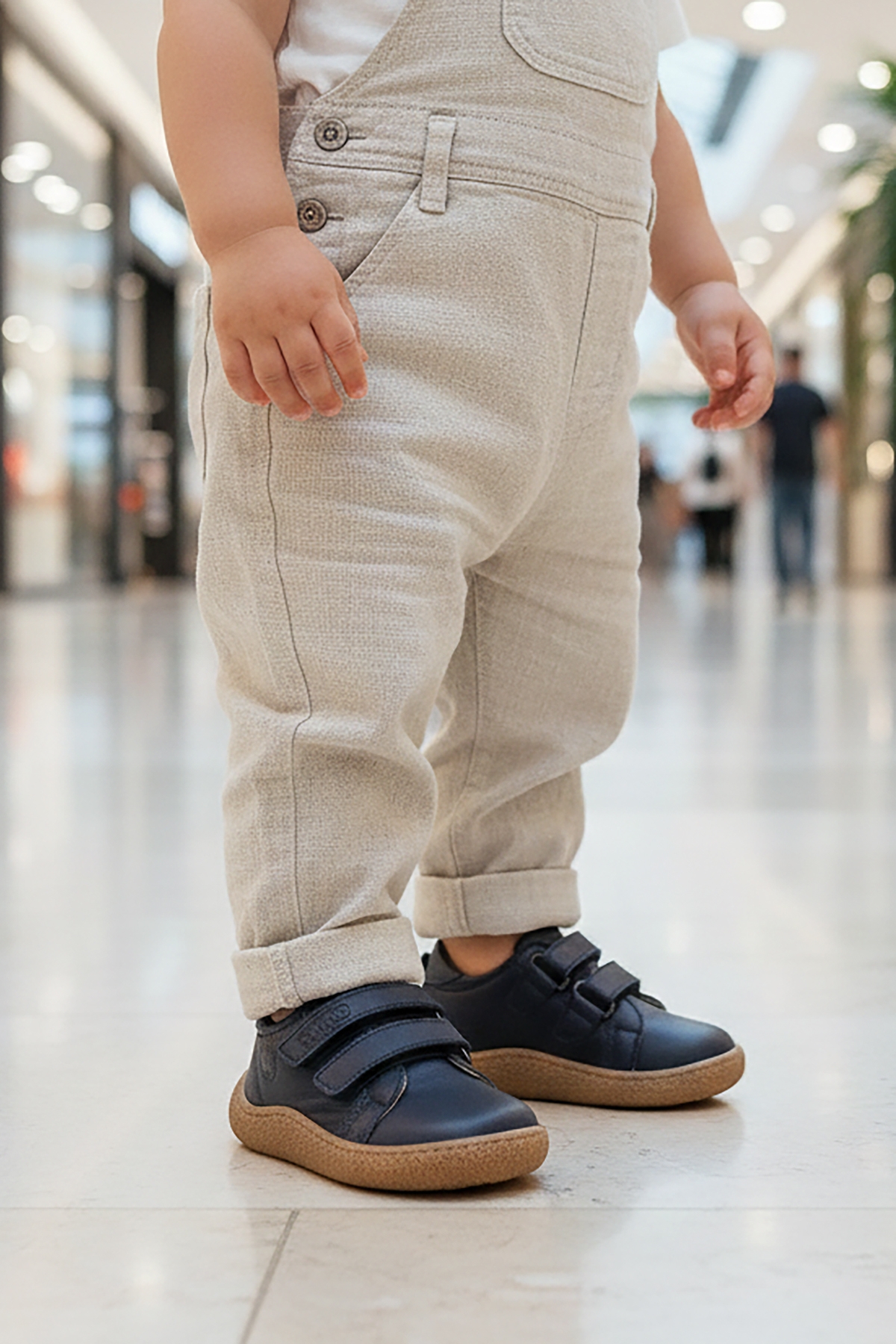 Luqa %100 Deri Günlük Erkek Bebek Spor Ayakkabı Lacivert - Görsel 4