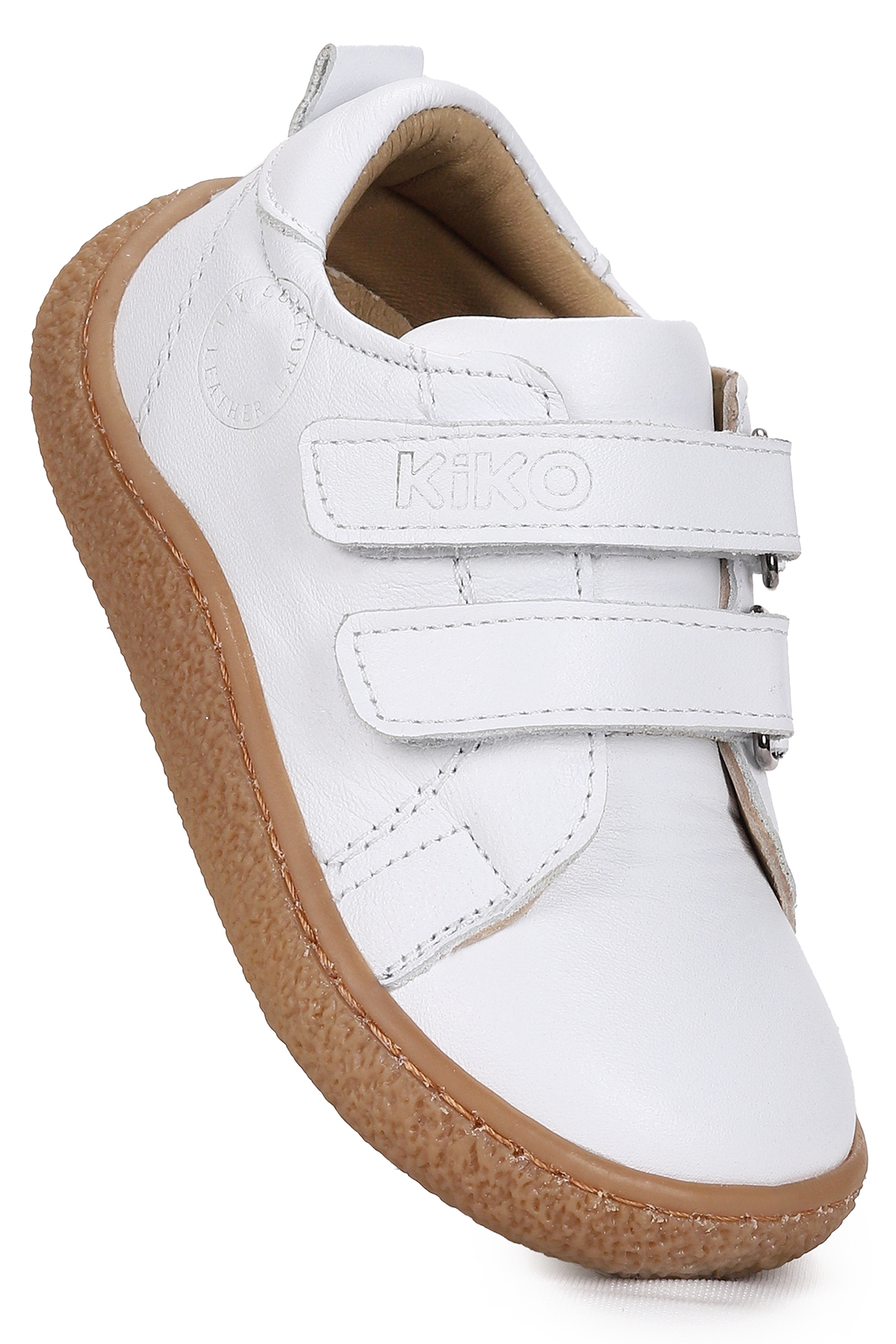 Luqa %100 Deri Günlük Erkek Bebek Spor Ayakkabı Beyaz - Görsel 5