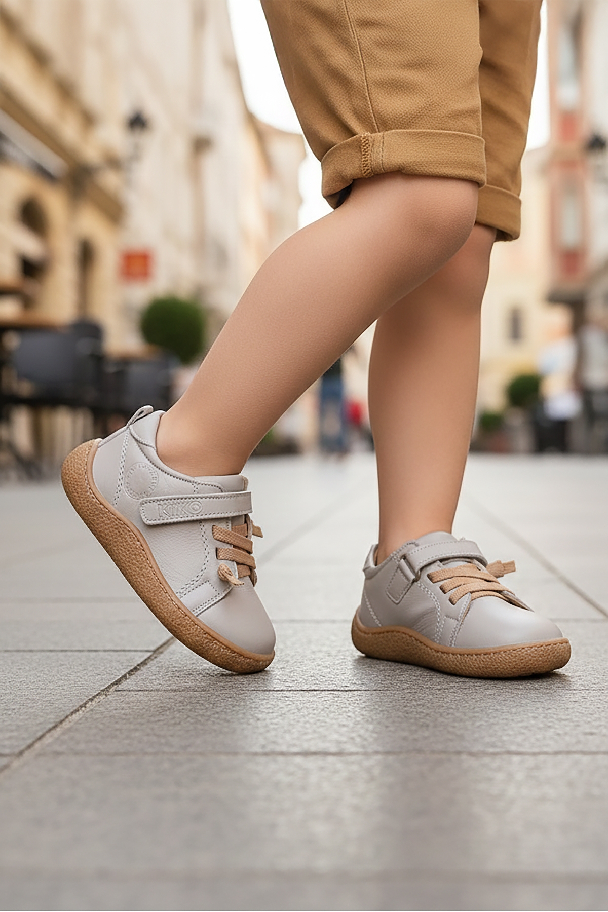 Arad %100 Deri Günlük Erkek Bebek Spor Ayakkabı Bej - Görsel 4