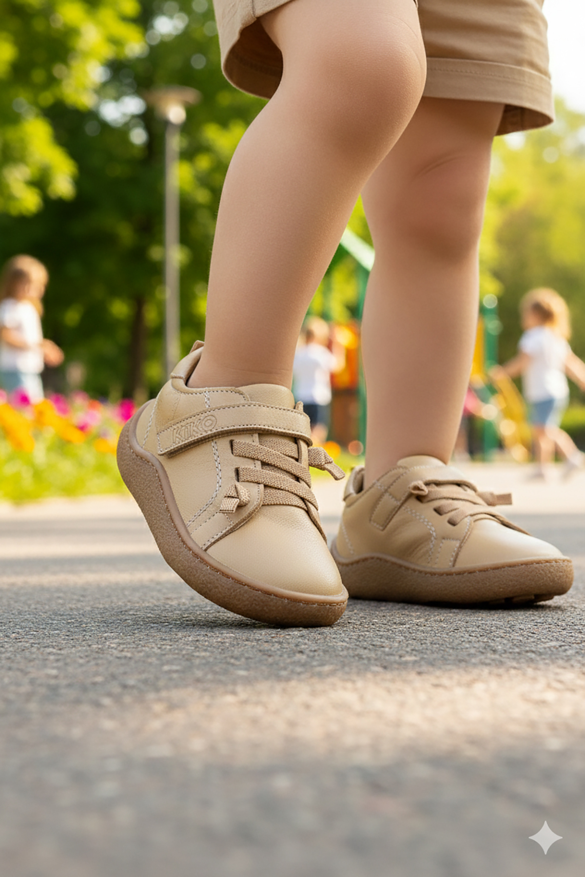Arad %100 Deri Günlük Erkek Bebek Spor Ayakkabı Açık Taba - Görsel 4
