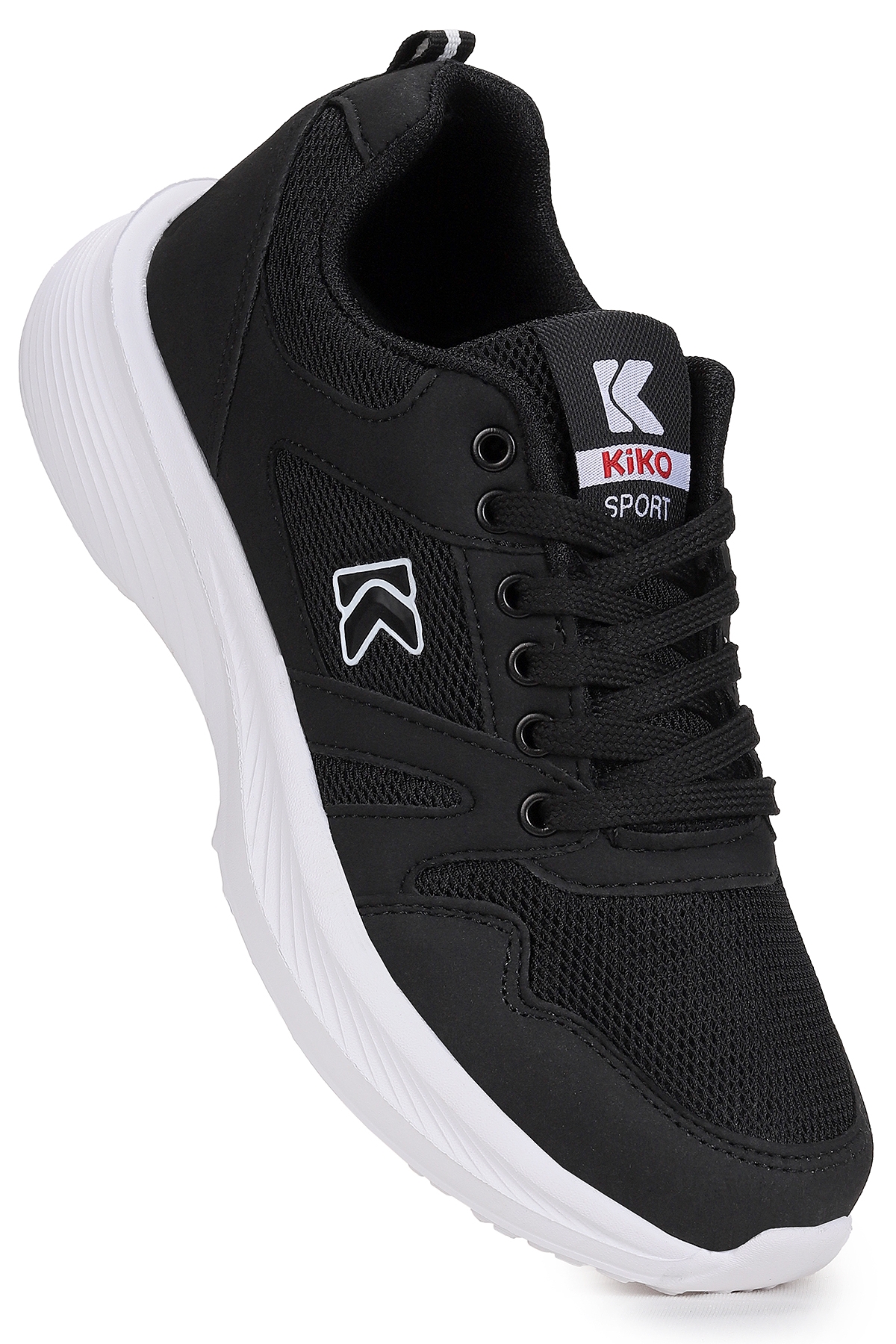 Dima Fileli Faylon Taban Erkek Çocuk Spor Ayakkabı Siyah - Beyaz - Görsel 5