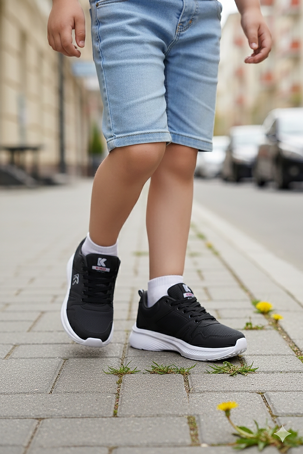 Dima Fileli Faylon Taban Erkek Çocuk Spor Ayakkabı Lacivert - Görsel 4