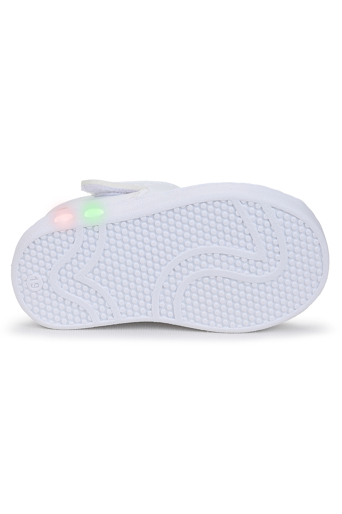 Limba Işıklı Cırtlı Kız Bebek Sandalet Beyaz - Görsel 6