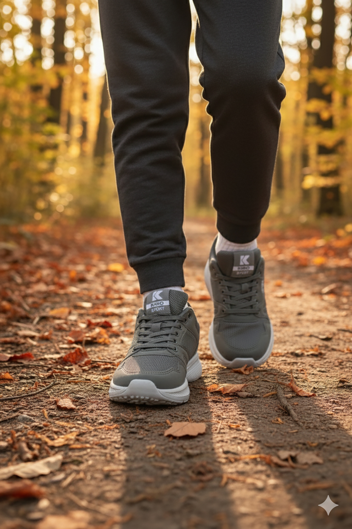 Dima Fileli Faylon Taban Erkek Çocuk Spor Ayakkabı Füme - Görsel 4