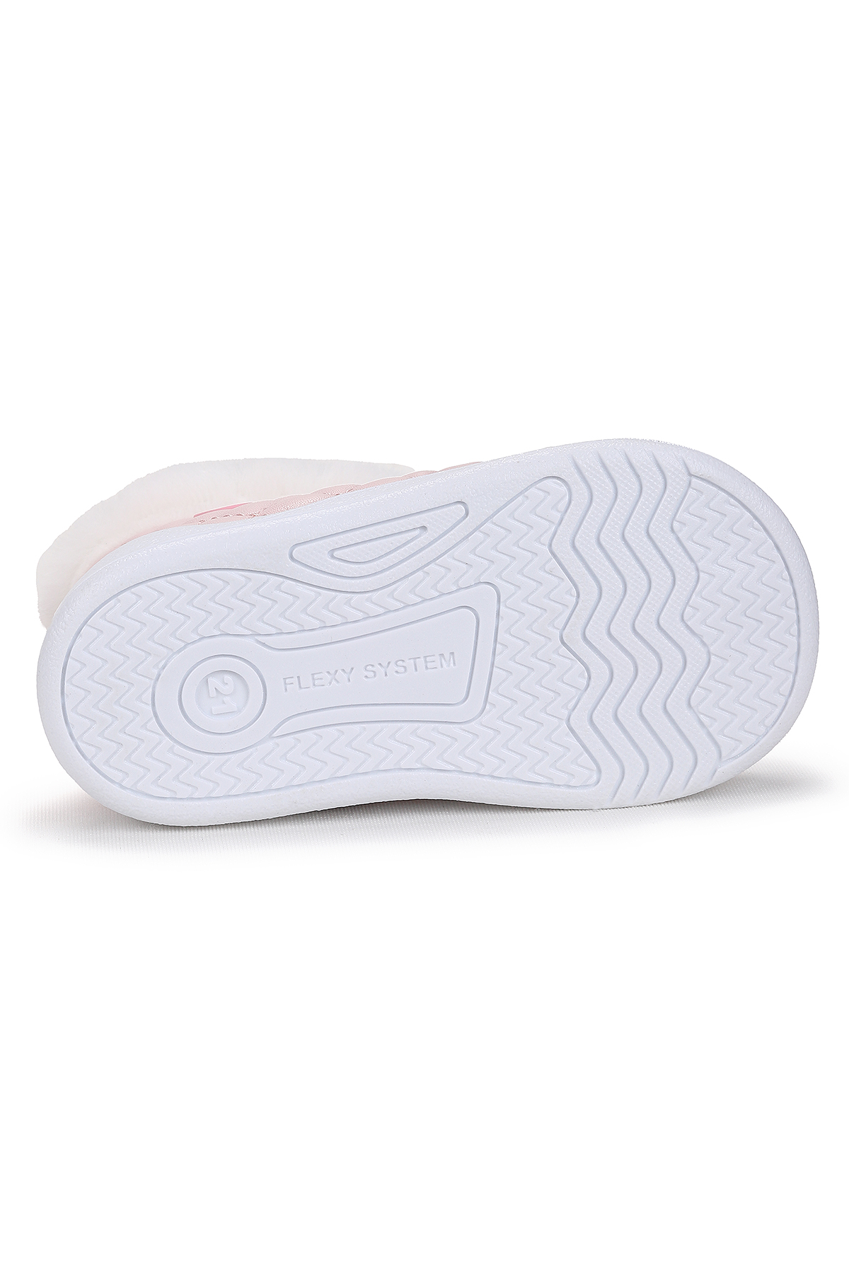 Biser Fermuarlı Termo Taban Kız Bebek Bot Ayakkabı Pudra - Görsel 6