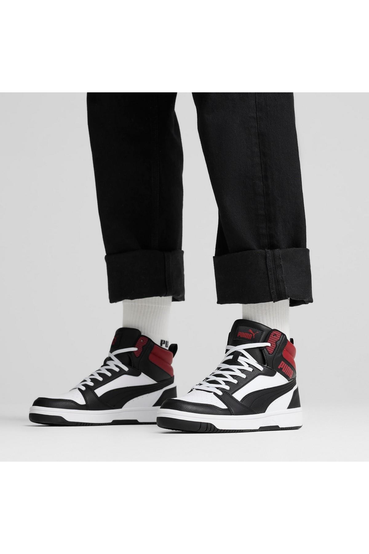 Puma Puma Beyaz 39232624 Rebound V6 Erkek Günlük Spor Ayakkabı Sneaker | Flo Beyaz - 8. görsel