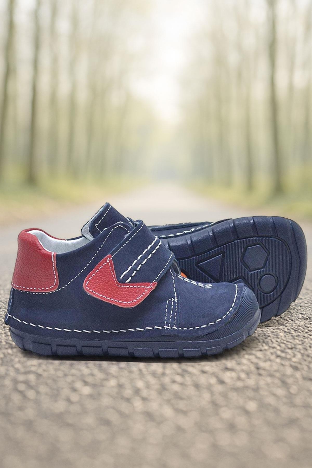 Rakerplus Rakerplus Popeye Hakiki Deri Lacivert İlk Adım Unisex Bebek Ayakkabısı Casual Ayakkabı | Flo Lacivert - 3. görsel