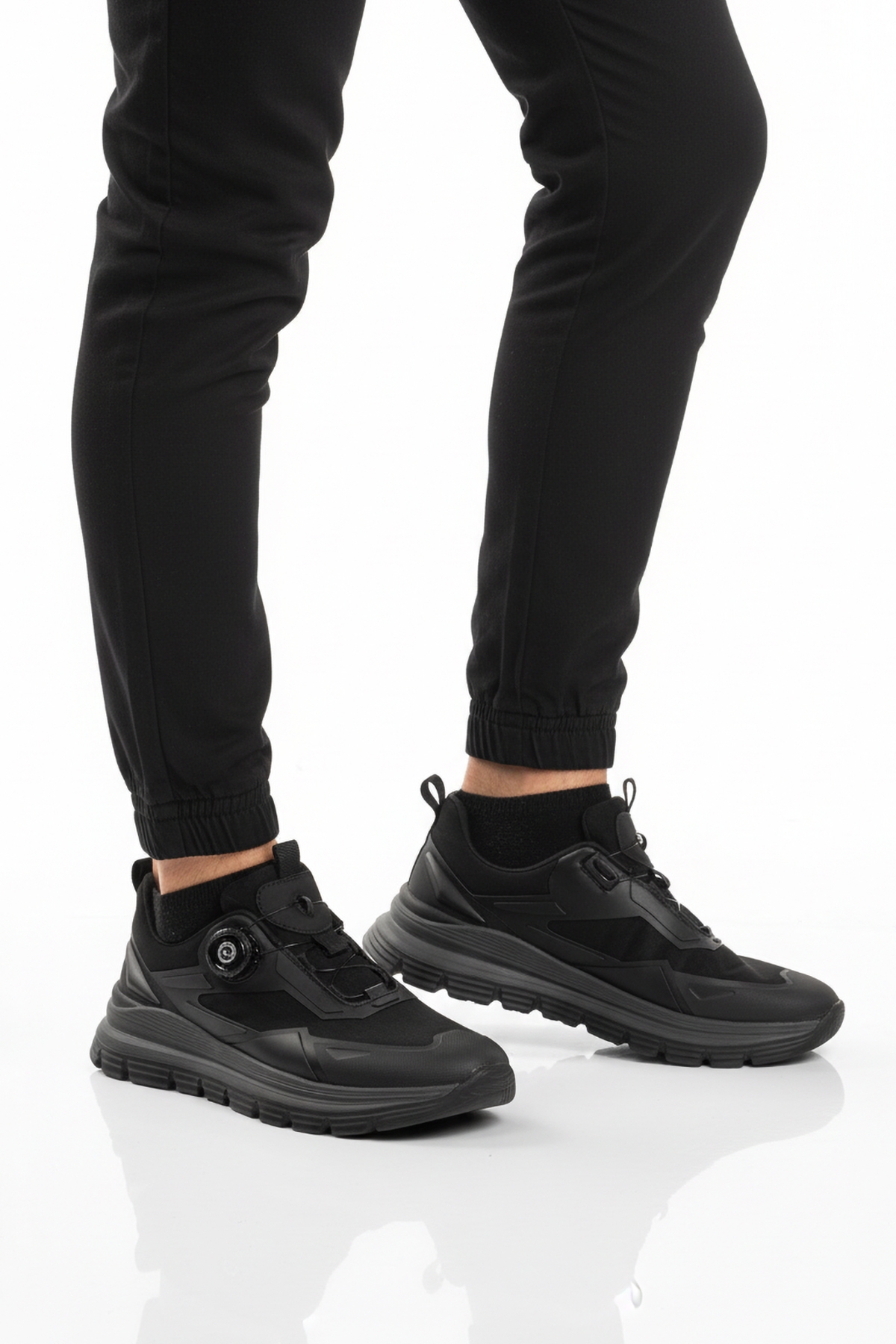 Voyager Voyager Siyah Misina Bağcıklı Erkek Casual Ayakkabı E284 M | Flo Siyah - 2. görsel