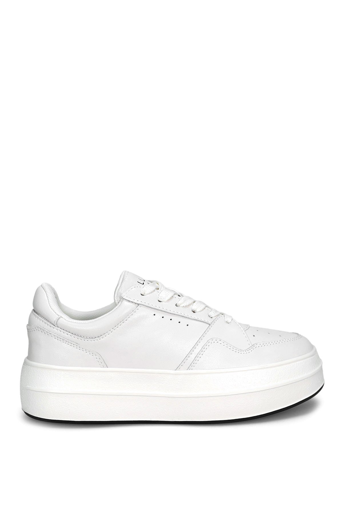 122230040 Vanessa Kadın Hakiki Deri Klasik Sneaker Beyaz - Görsel 2