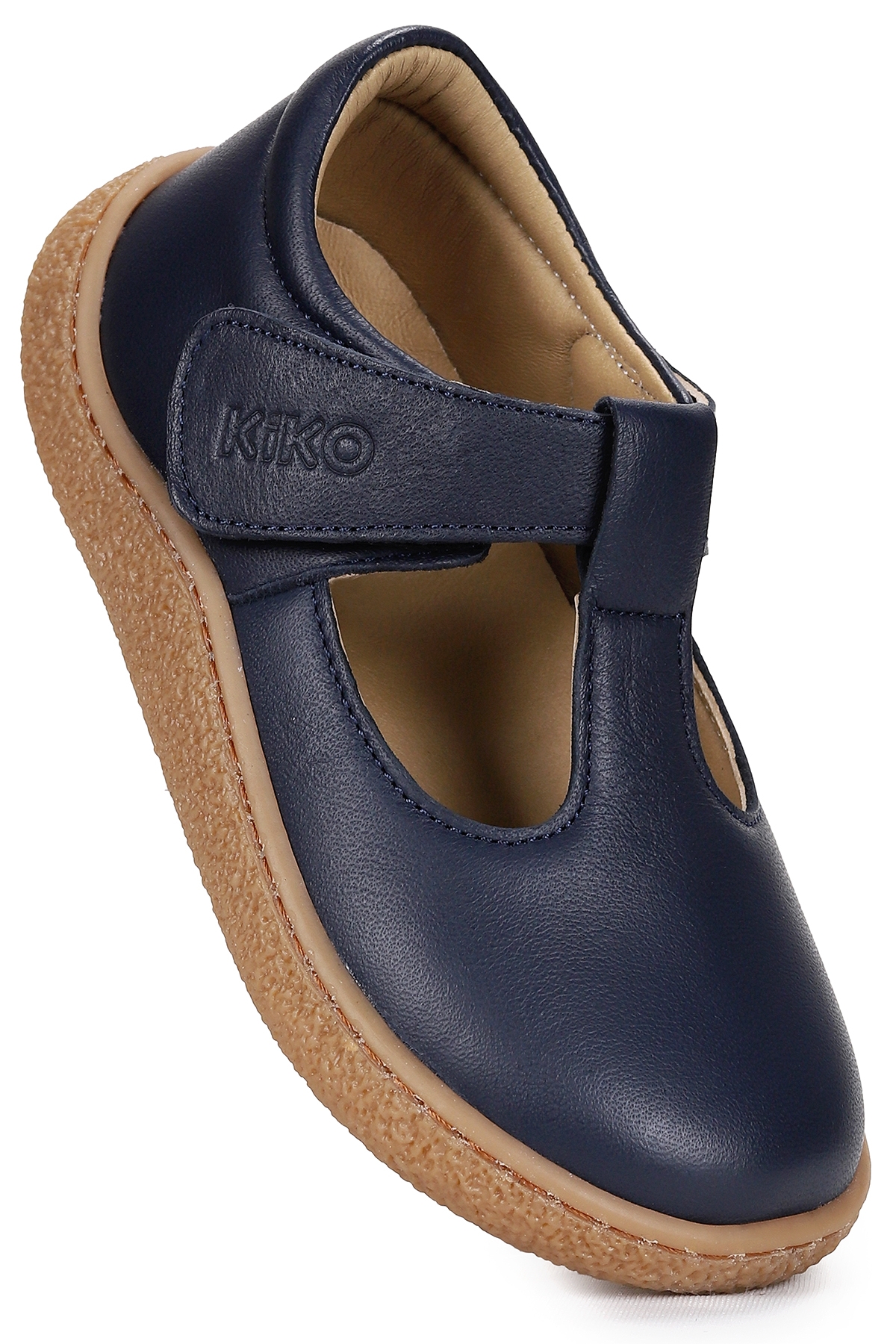 Lija %100 Deri Günlük Kız Çocuk Babet Ayakkabı Lacivert - Görsel 5