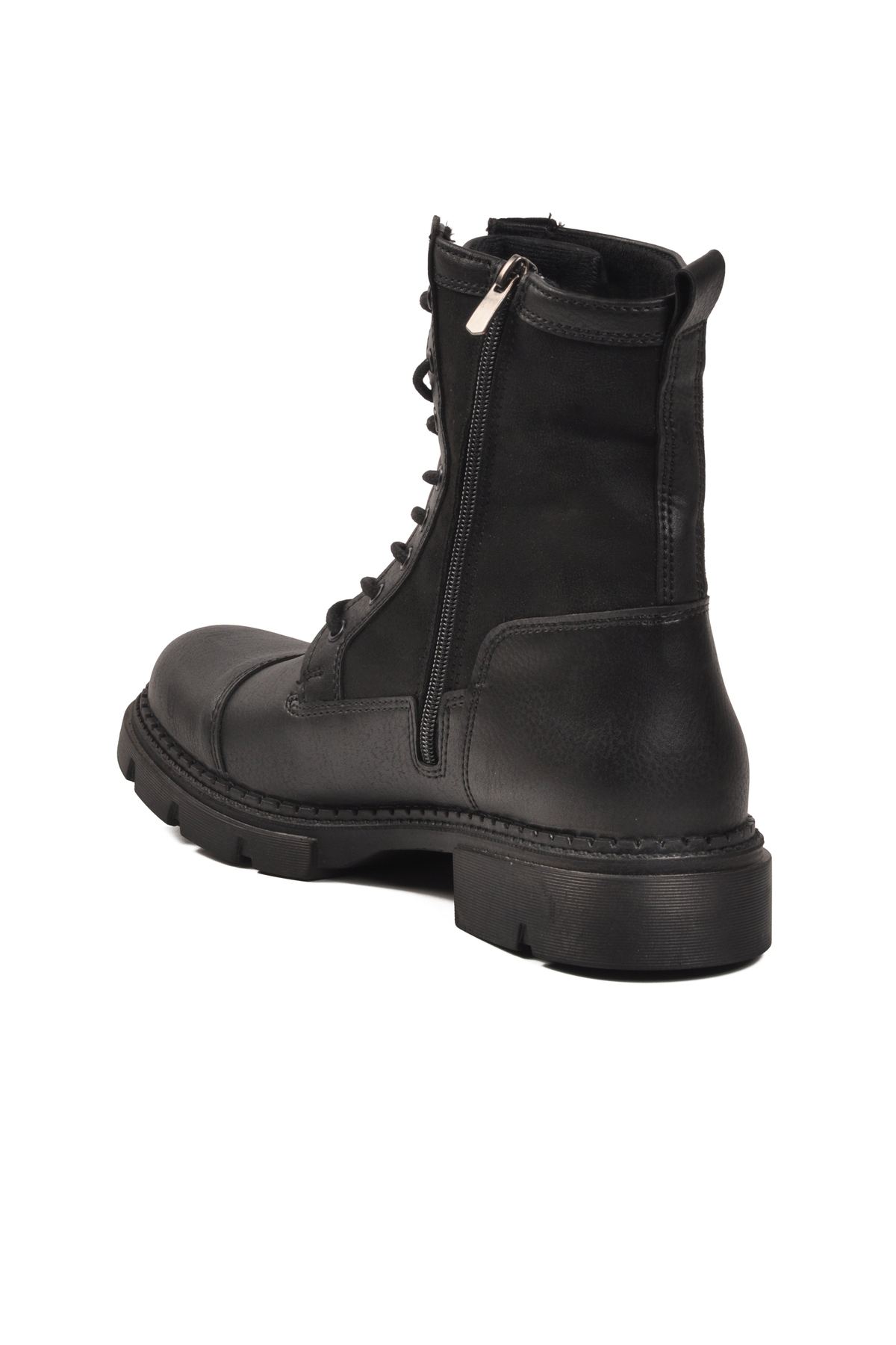 Conteyner Conteyner Siyah Bağcıklı Polarlı Kaymaz Taban Erkek Bot 638 M | Flo Siyah - 5. görsel