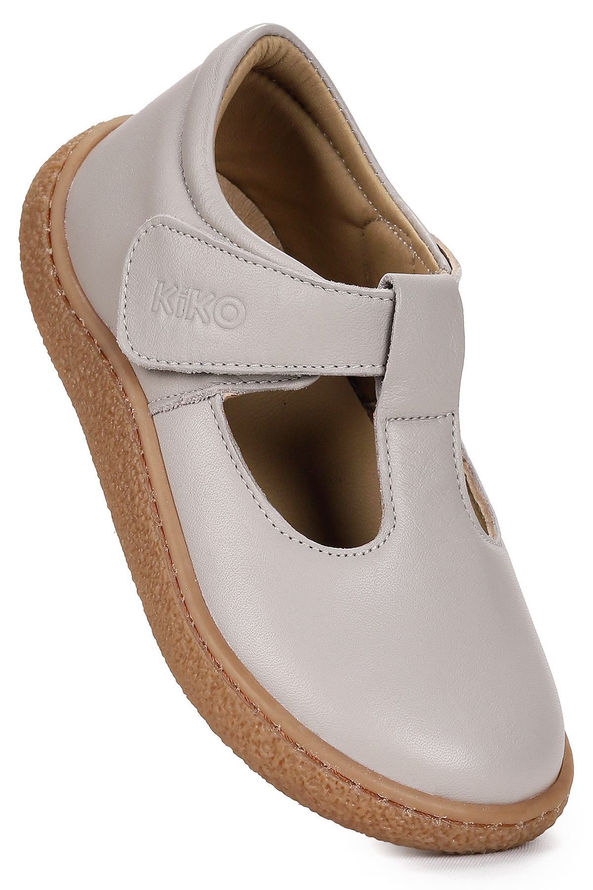 Lija %100 Deri Günlük Kız Çocuk Babet Ayakkabı Bej - Görsel 5