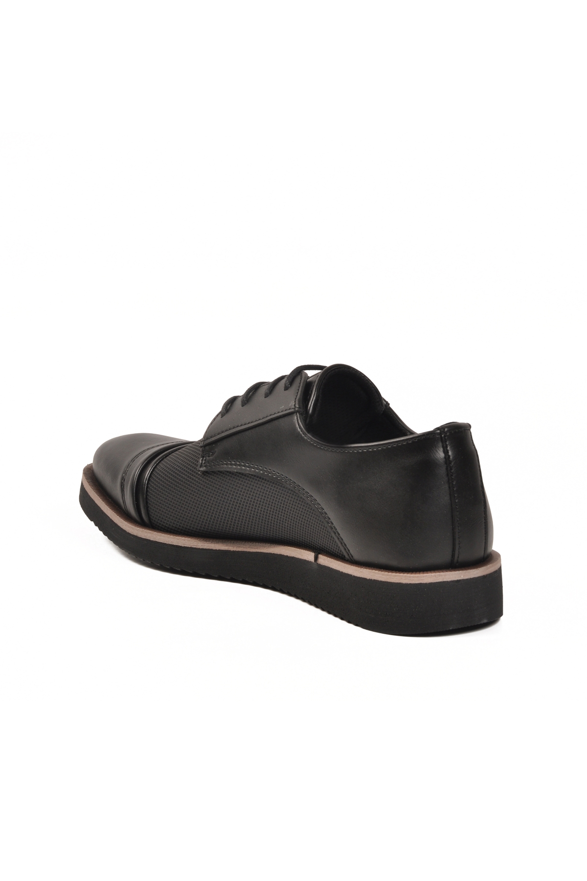 Siyah Bağcıklı Erkek Casual Ayakkabı 481 M - Görsel 5