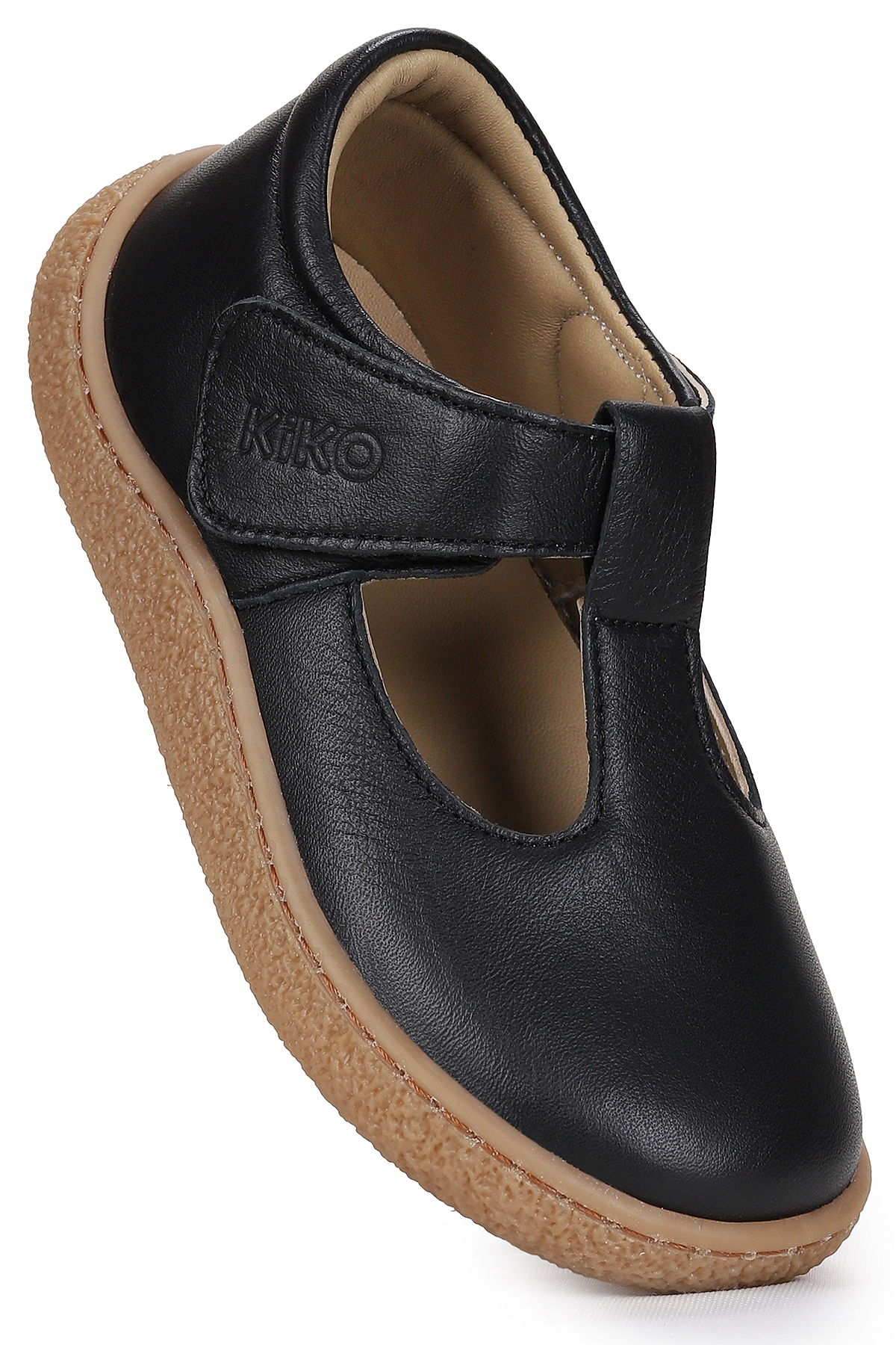 Lija %100 Deri Günlük Kız Çocuk Babet Ayakkabı Siyah - Görsel 5