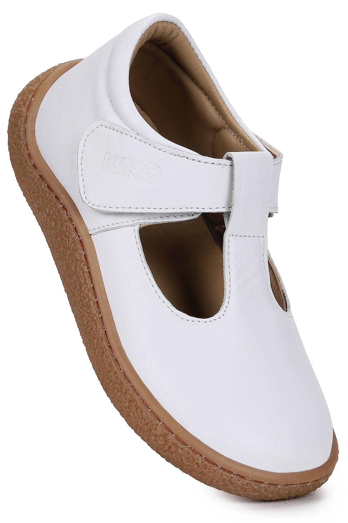 Lija %100 Deri Günlük Kız Çocuk Babet Ayakkabı Beyaz - Görsel 5