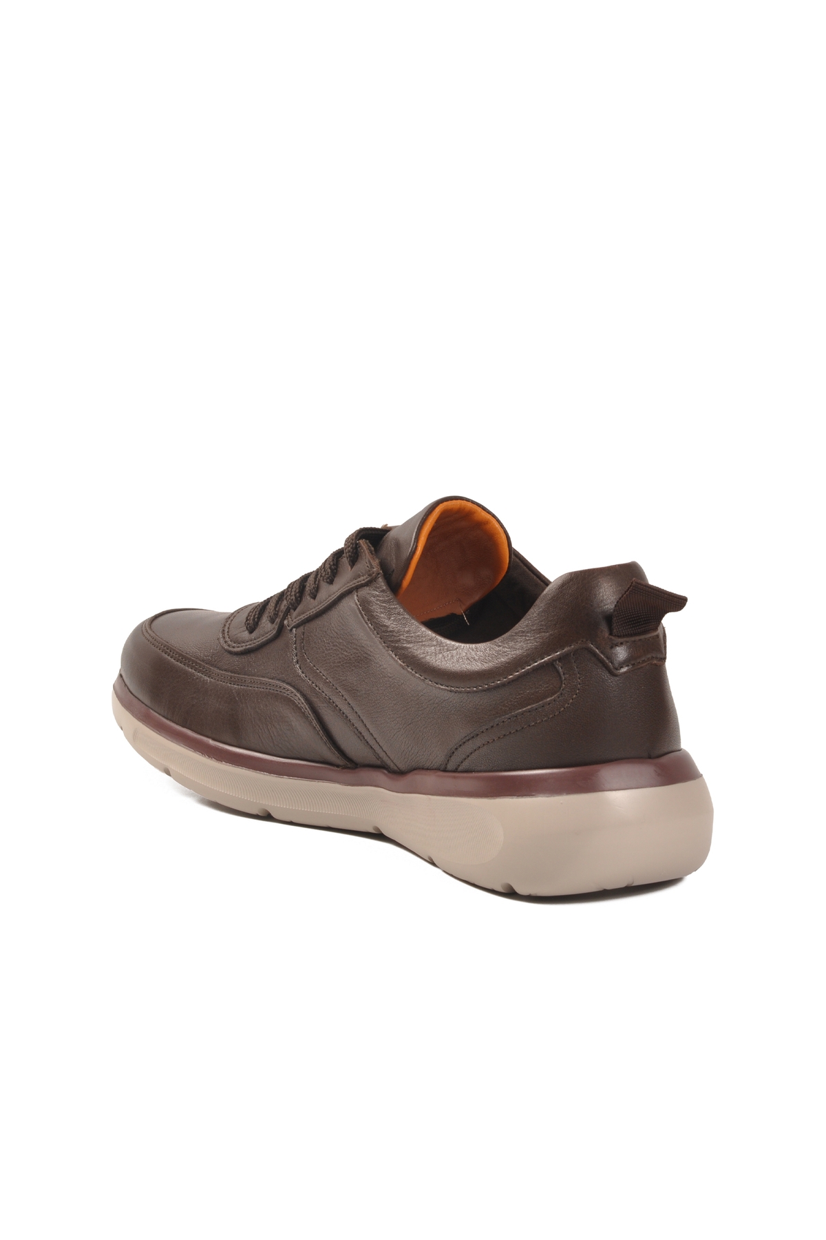 Ayakmod Ayakmod Kahverengi Kahve Hakiki Deri Bağcıklı Erkek Casual Ayakkabı 252012 M | Flo Kahverengi - 5. görsel