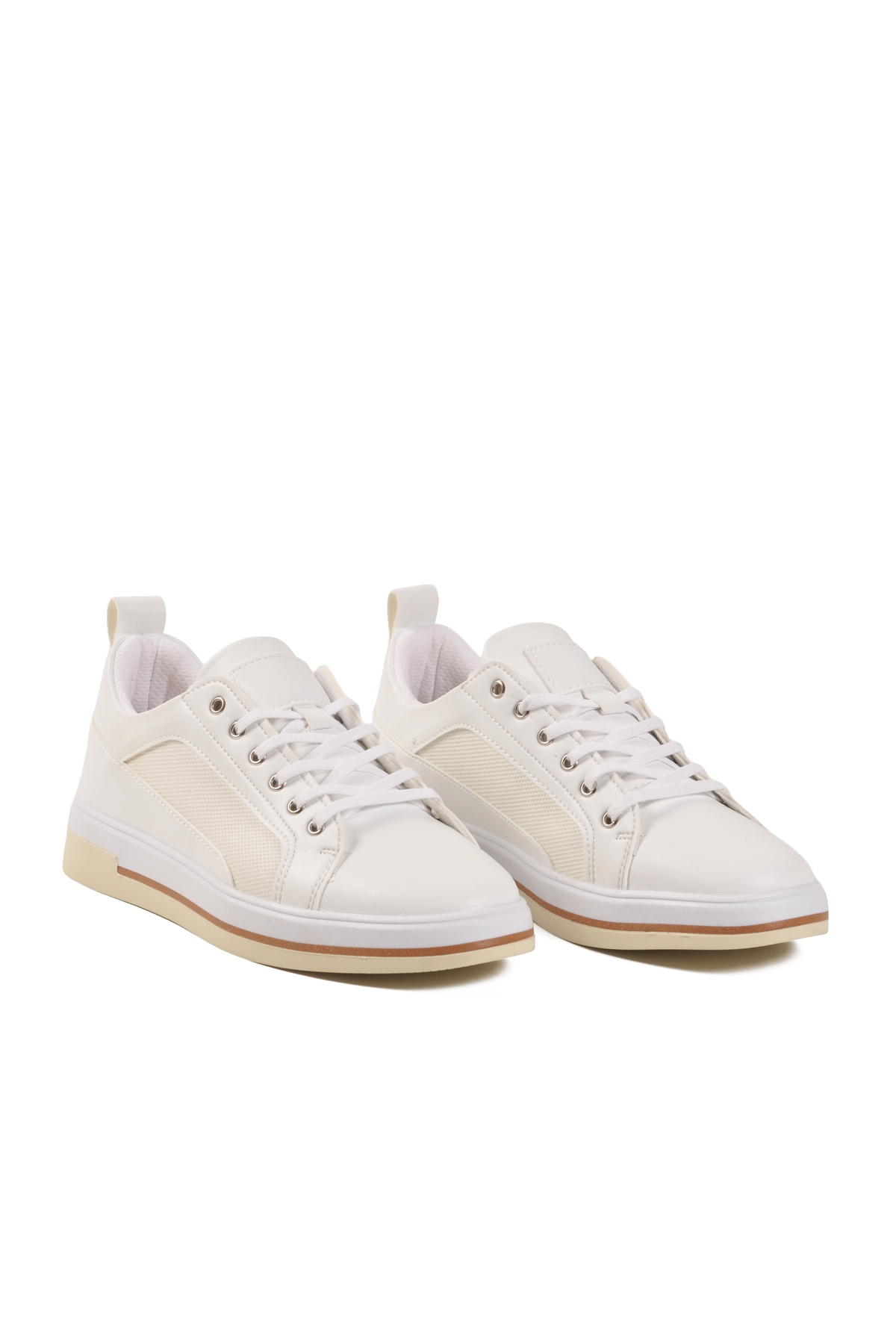 Conteyner Conteyner Beyaz Bağcıklı Erkek Casual Ayakkabı 479 M | Flo Beyaz - 4. görsel