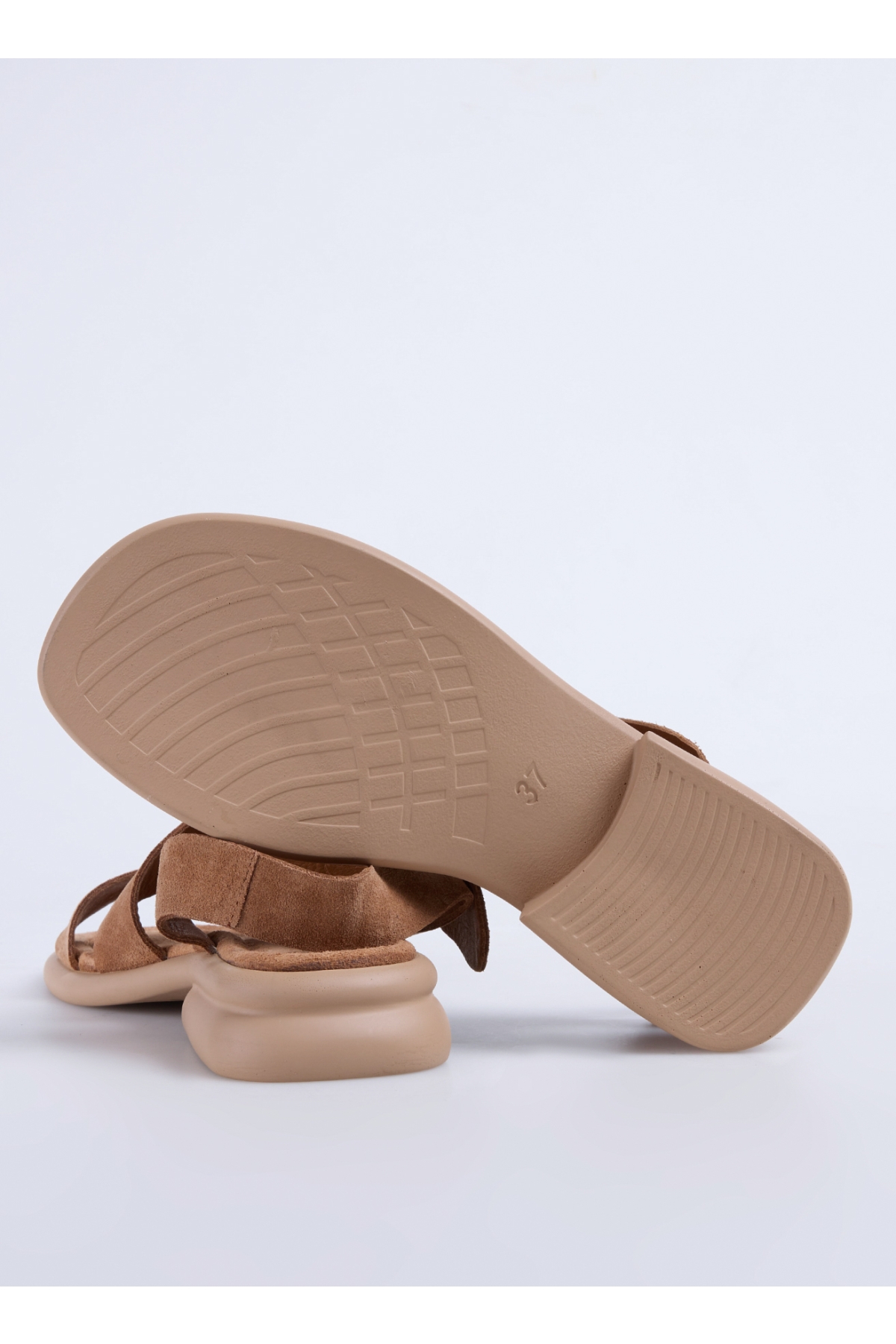 Fabrika Fabrika Deri Taba Kadın Sandalet D-KEIRA Sandalet & Terlik | Flo Taba - 5. görsel