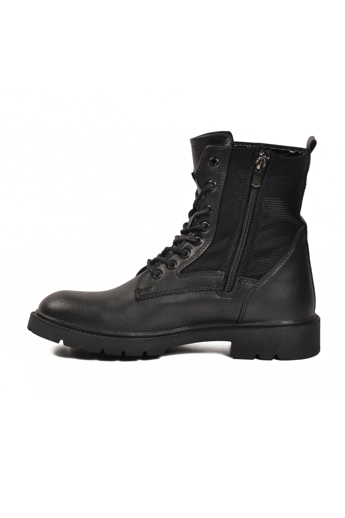 Conteyner Conteyner Siyah İçi Polarlı Kaymaz Taban Uzun Erkek Bot 756 M | Flo Siyah - 3. görsel