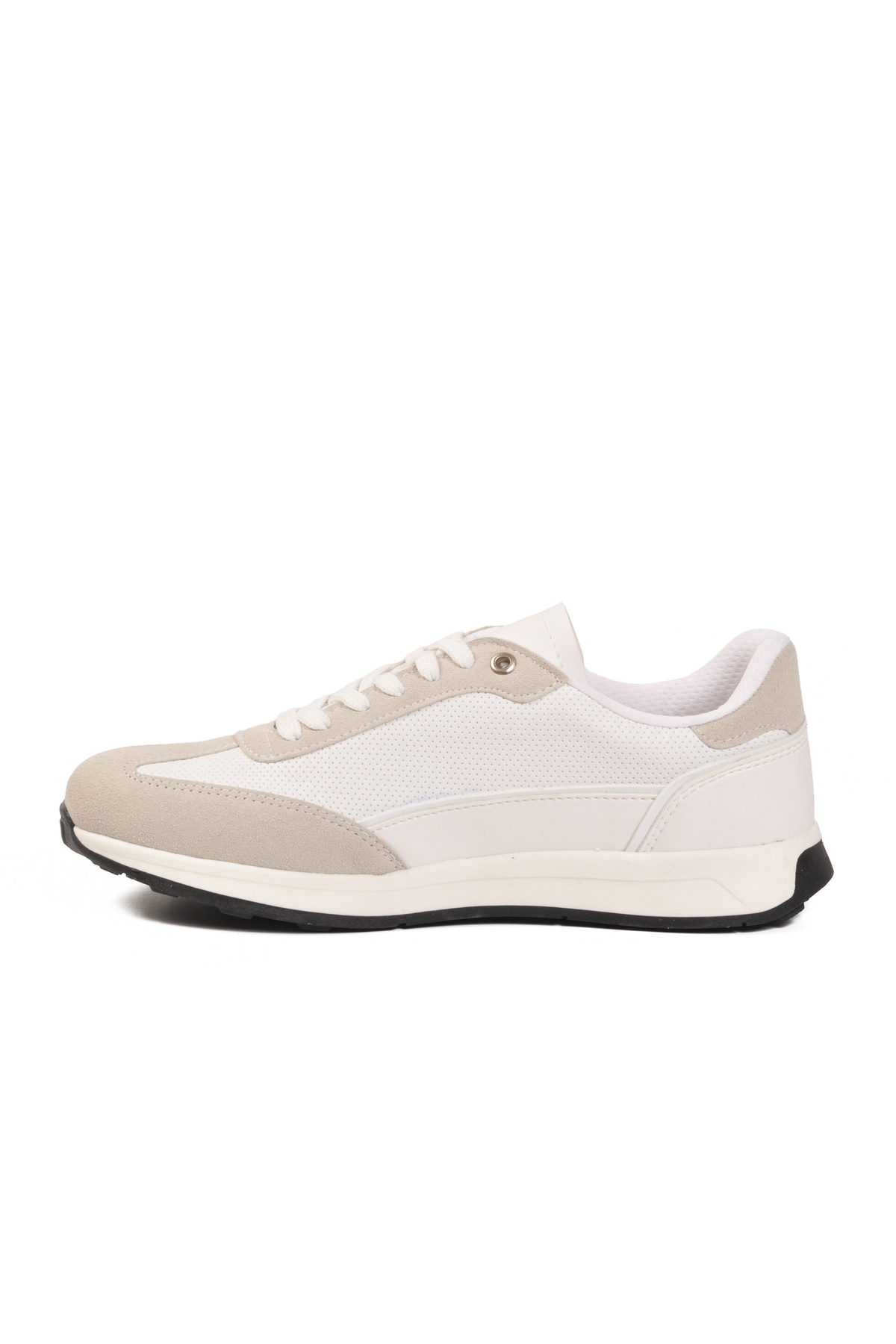 Conteyner Conteyner Beyaz Bağcıklı Hafif Esnek Erkek Sneaker 584 M | Flo Beyaz - 5. görsel