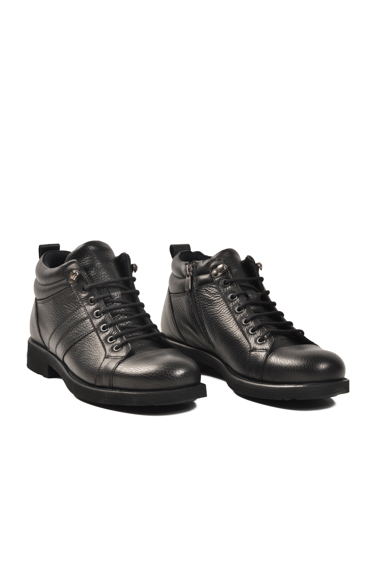 Ayakmod Ayakmod Siyah Hakiki Deri Kaymaz Taban Erkek Bot 02832 M | Flo Siyah - 4. görsel