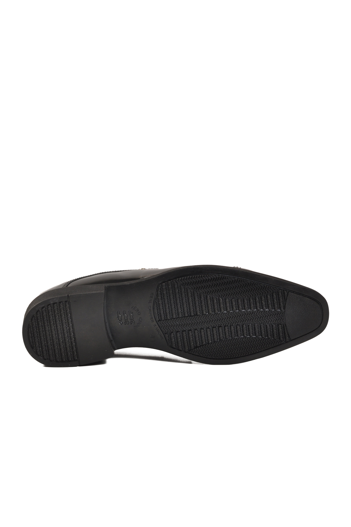 Siyah Rugan Hakiki Deri Erkek Klasik Ayakkabı 02240-26K M - Görsel 6