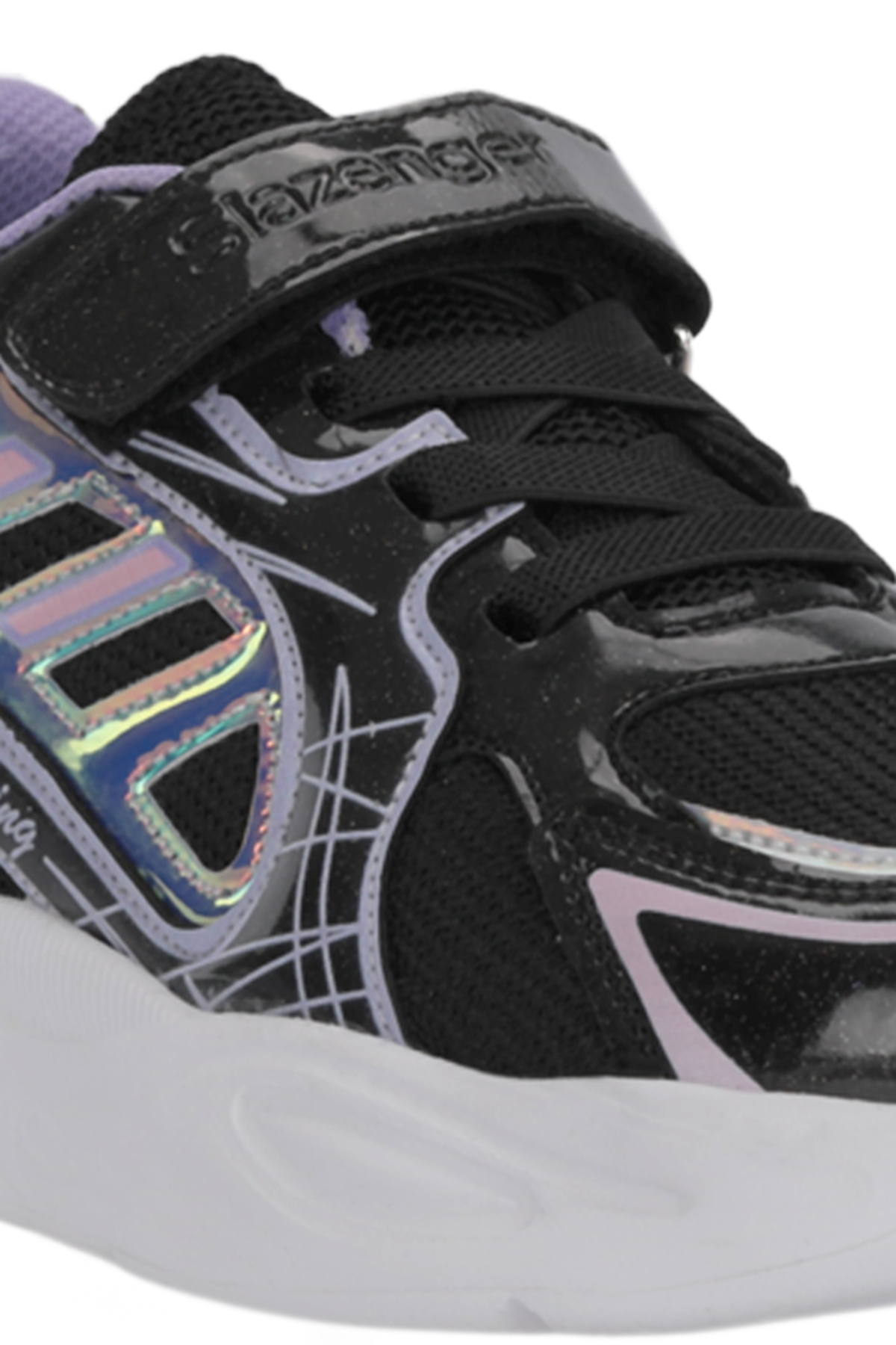 KELSY Kız Çocuk Siyah / Mor Günlük Spor Ayakkabısı - Görsel 5