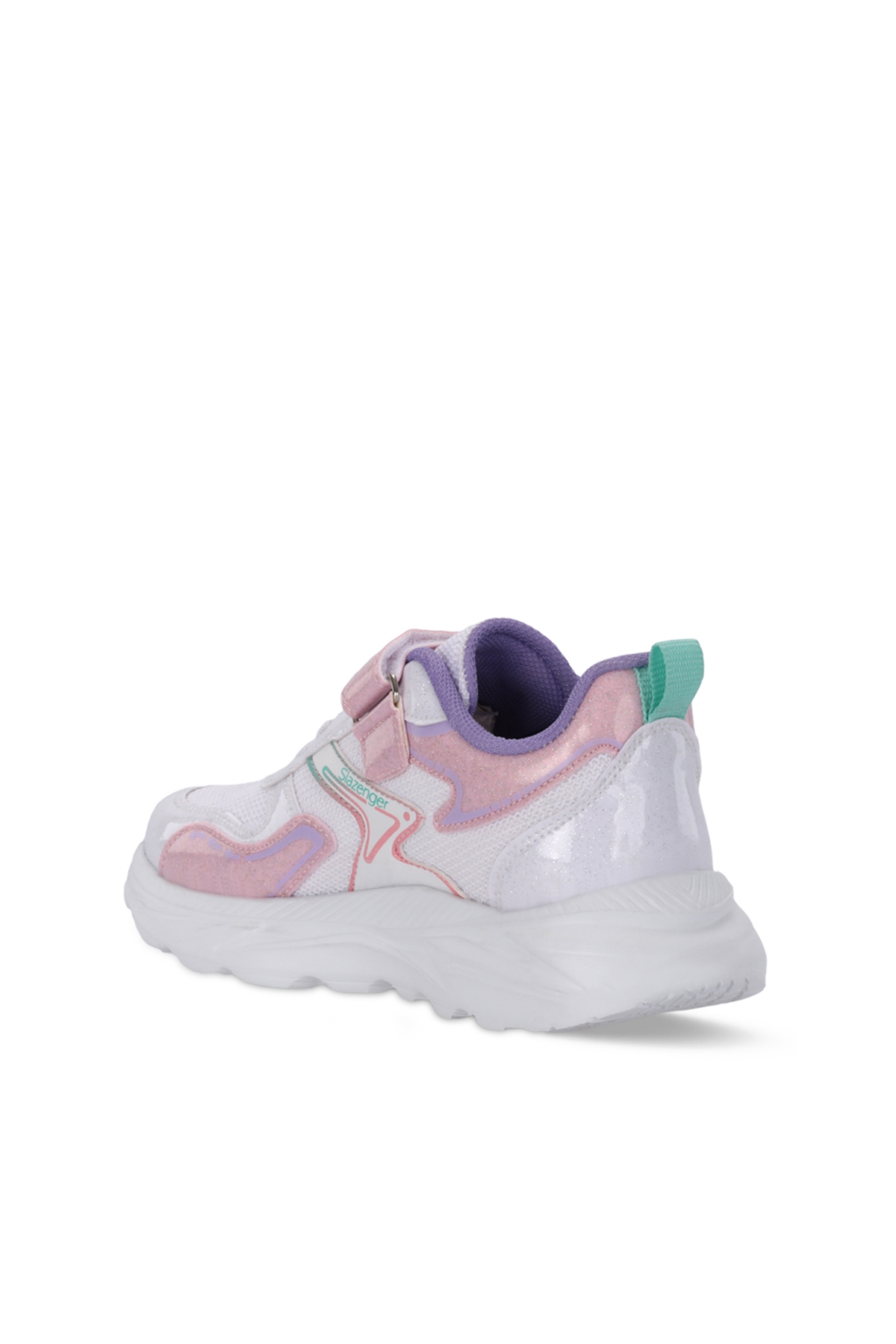 KAROLIS Kız Çocuk Cırt Cırtlı Beyaz / Pembe Günlük Spor Ayakkabısı - Görsel 4