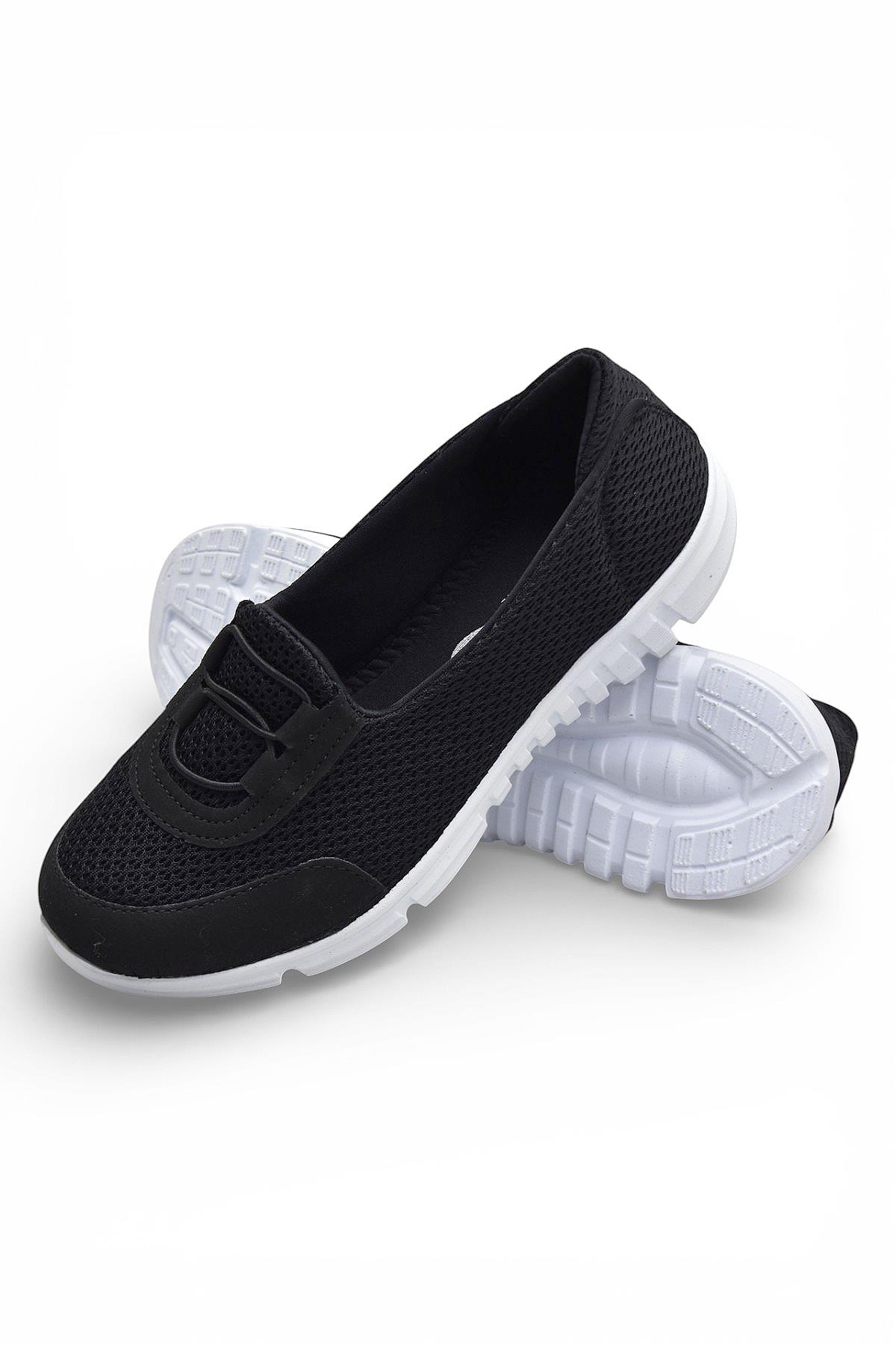 130 Memmory Taban ORTOPEDİK Yazlık Kadın Spor Ayakkabı Bağcıksız Babet - Görsel 2
