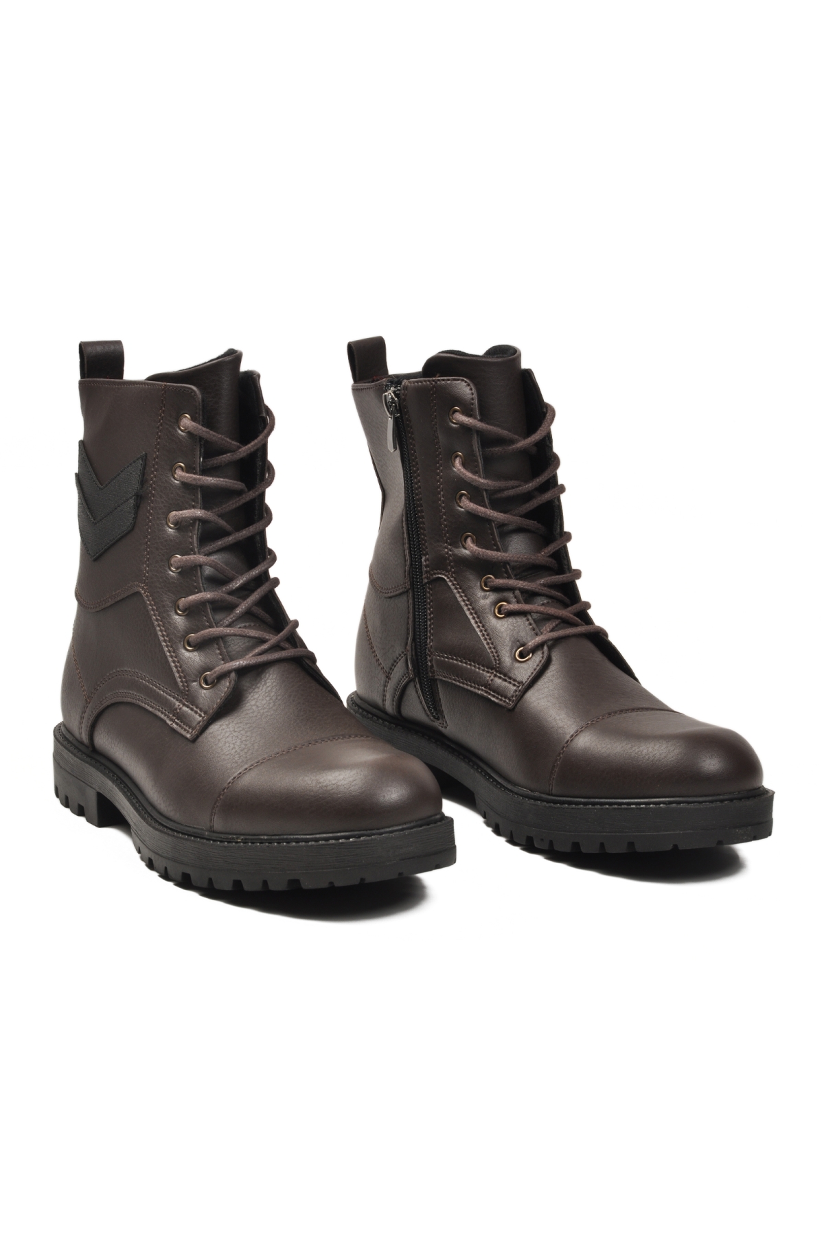 Walkway Walkway Kahverengi GVN-347 Polarlı Kaymaz Taban Kahve Erkek Bot | Flo Kahverengi - 2. görsel