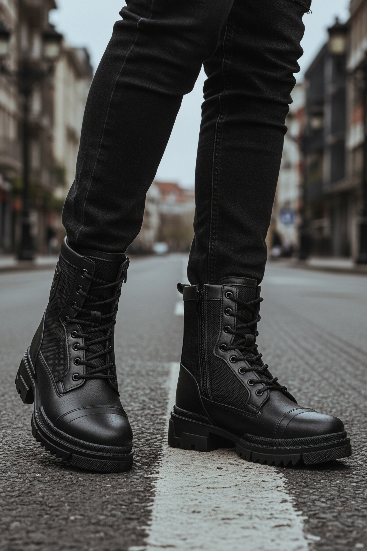 Walkway Walkway 2100 Kaymaz Taban Siyah Unisex Bot | Flo Siyah - 2. görsel