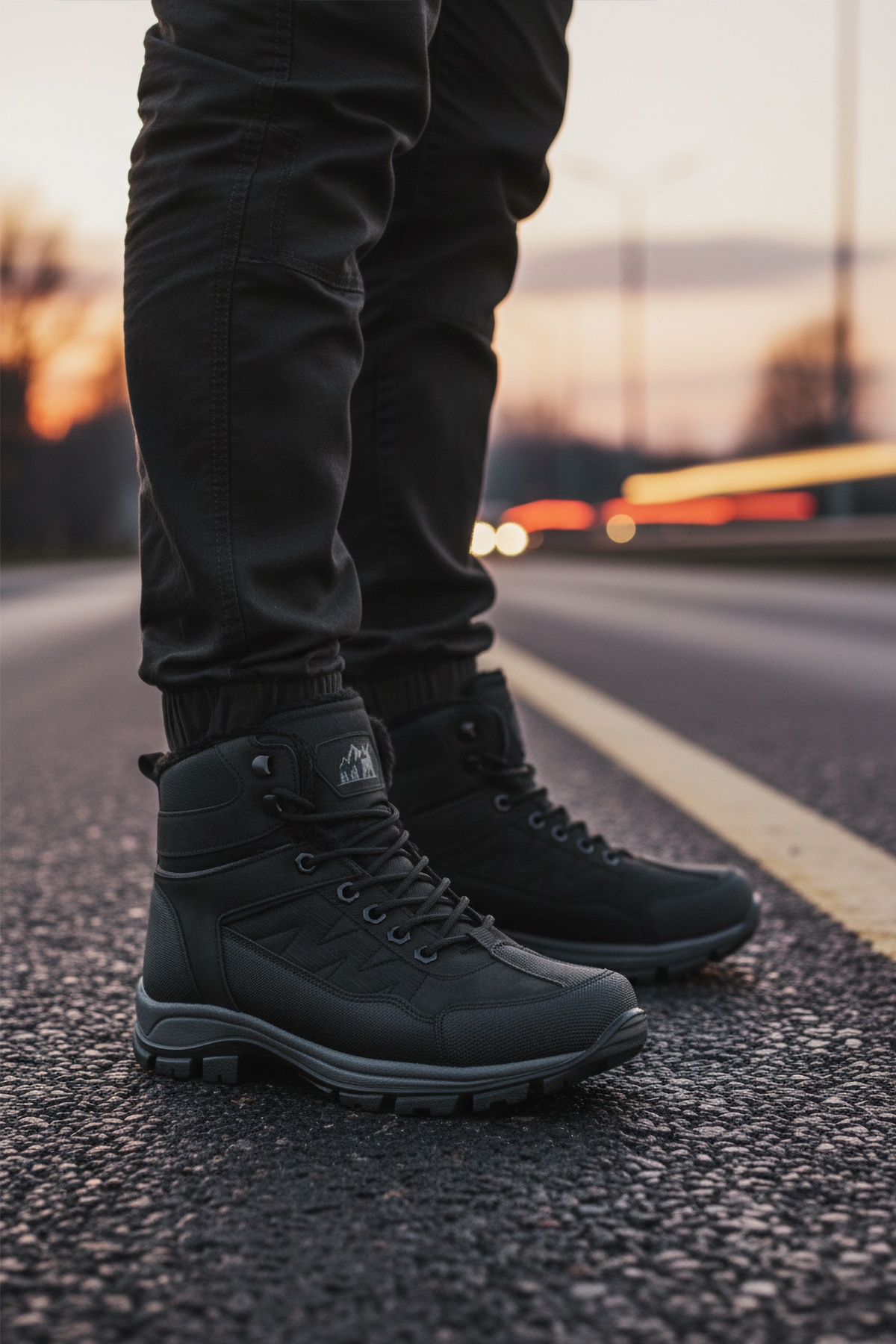 Walkway Walkway 980 İçi Kürklü Kaymaz Soğuğa Dirençli Siyah Unisex Bot | Flo Siyah - 2. görsel