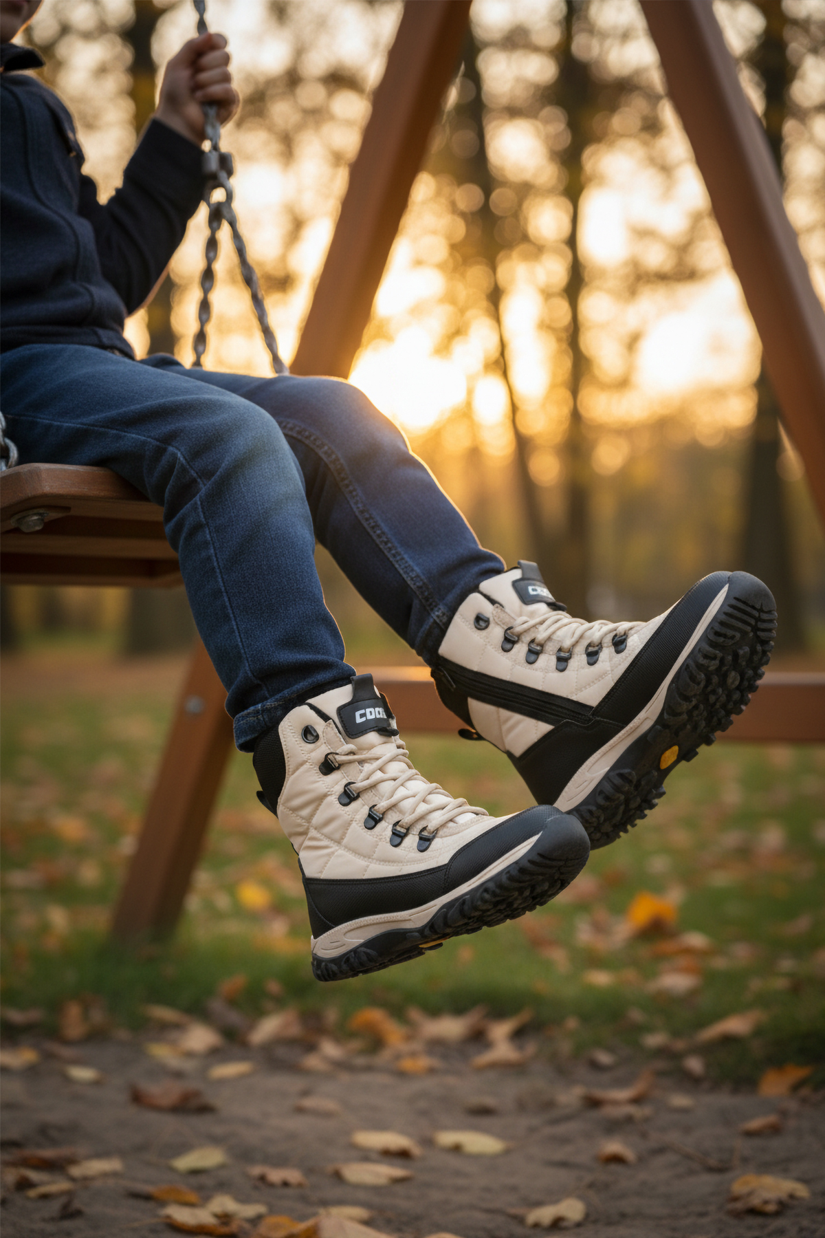 Cool Cool Felix F Bej Fermuarlı Kaymaz Polarlı Unisex Çocuk Bot | Flo Bej - 2. görsel