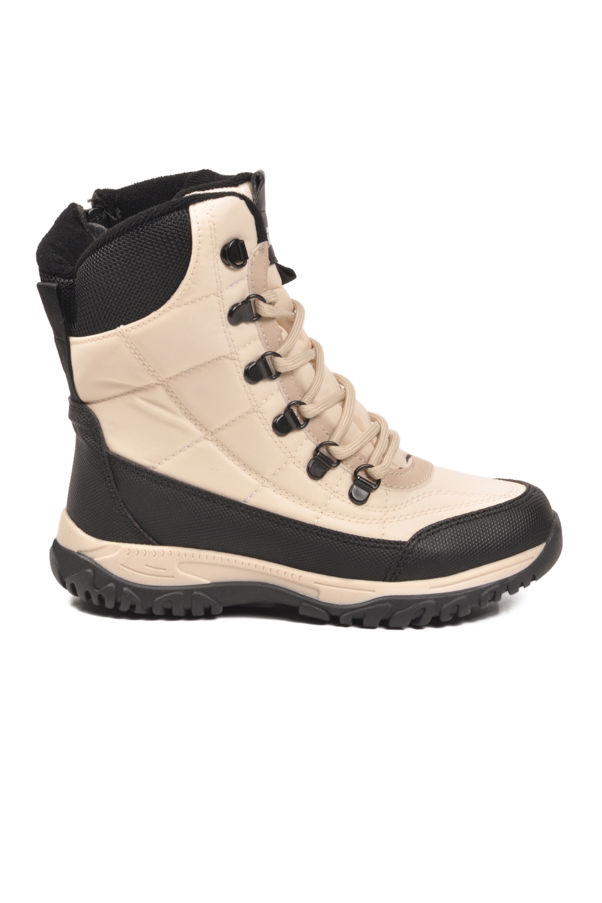 Cool Cool Felix F Bej Fermuarlı Kaymaz Polarlı Unisex Çocuk Bot | Flo Bej - 4. görsel