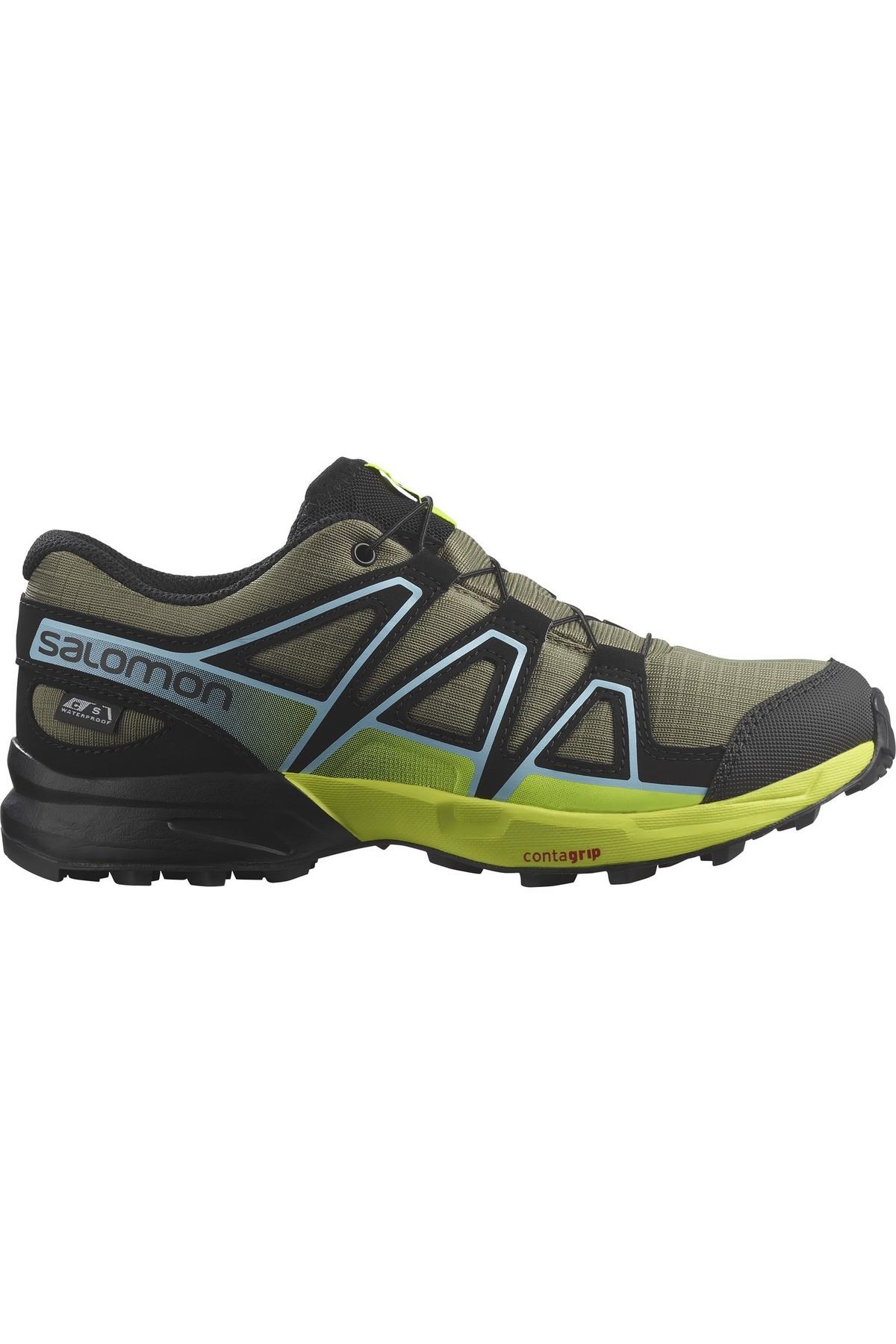 Salomon Salomon Yeşil L47278900 Speedcross Cswp J Çocuk Outdoor Ayakkabısı | Flo Yeşil - 2. görsel