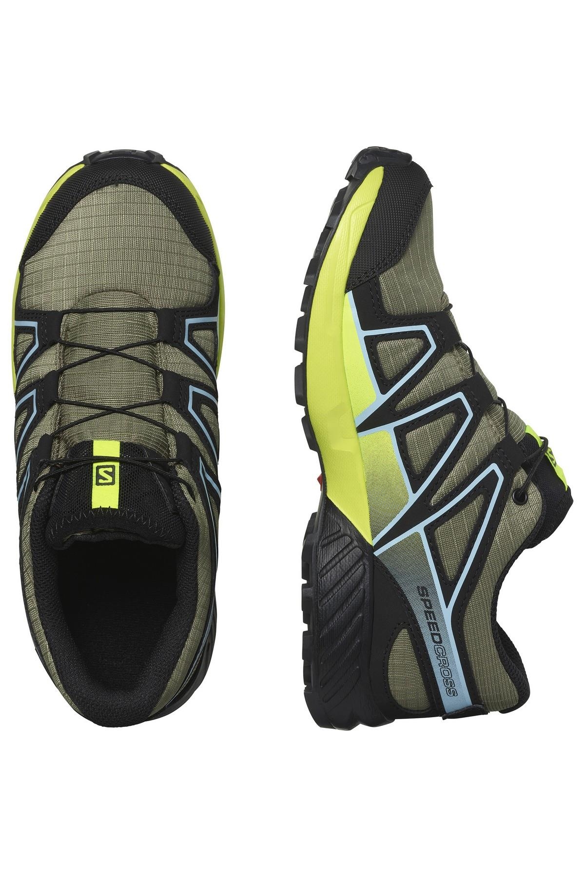 Salomon Salomon Yeşil L47278900 Speedcross Cswp J Çocuk Outdoor Ayakkabısı | Flo Yeşil - 5. görsel