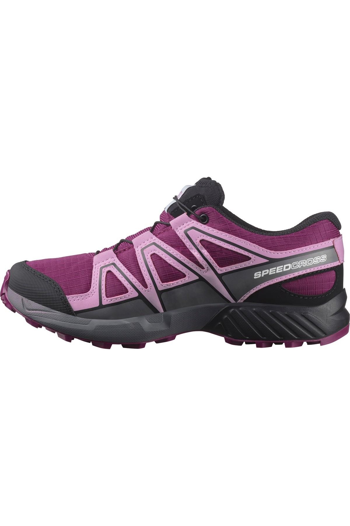 Salomon Salomon Gri L47574300 Speedcross Cswp J Çocuk Outdoor Ayakkabısı | Flo Gri - 4. görsel