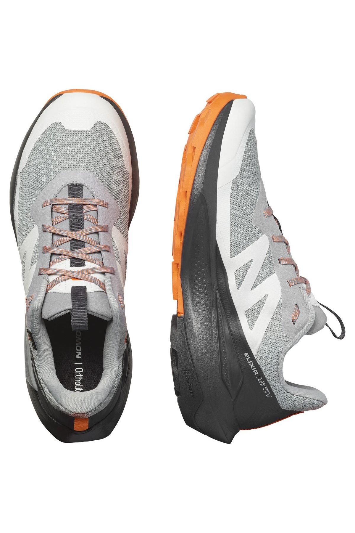 Salomon Salomon Gri L47456200 Elixir Activ Gtx Erkek Outdoor Ayakkabısı | Flo Gri - 5. görsel