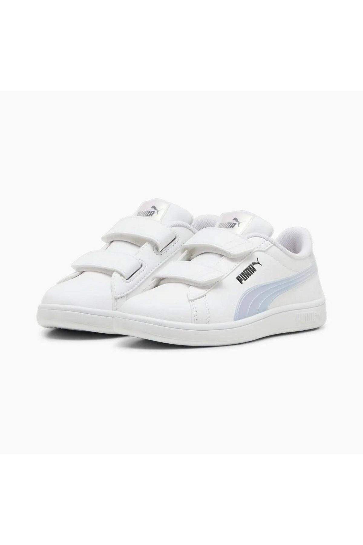 Puma Puma Beyaz 39829301 Smash 3.0 Holo 2.0 V Ps Çocuk Günlük Spor Ayakkabı Sneaker | Flo Beyaz - 3. görsel
