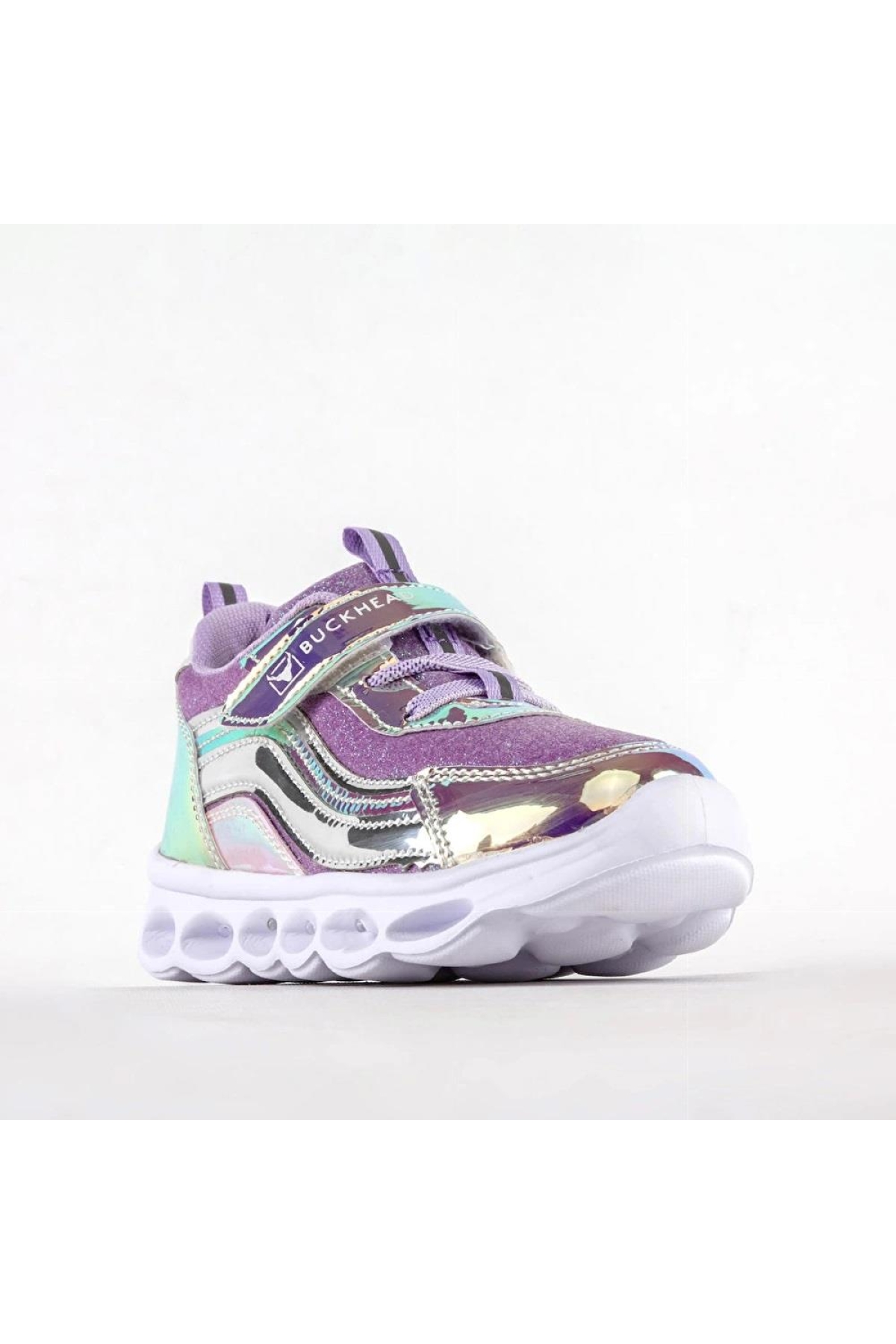BUCK4246-087 Trio Shiny Hologram Kız Çocuk Günlük Spor Ayakkabı - Görsel 3