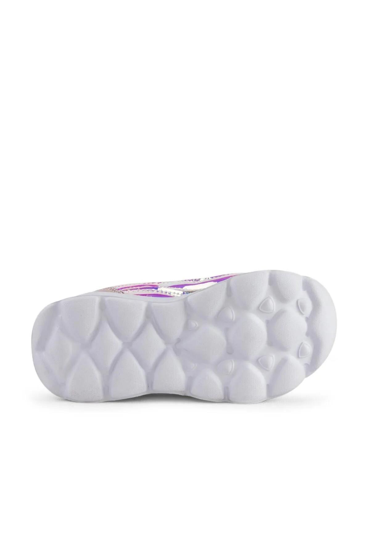 Buckhead Buckhead Pembe BUCK4246-088 Trio Shiny Hologram Kız Çocuk Günlük Spor Ayakkabı Sneaker | Flo Pembe - 6. görsel