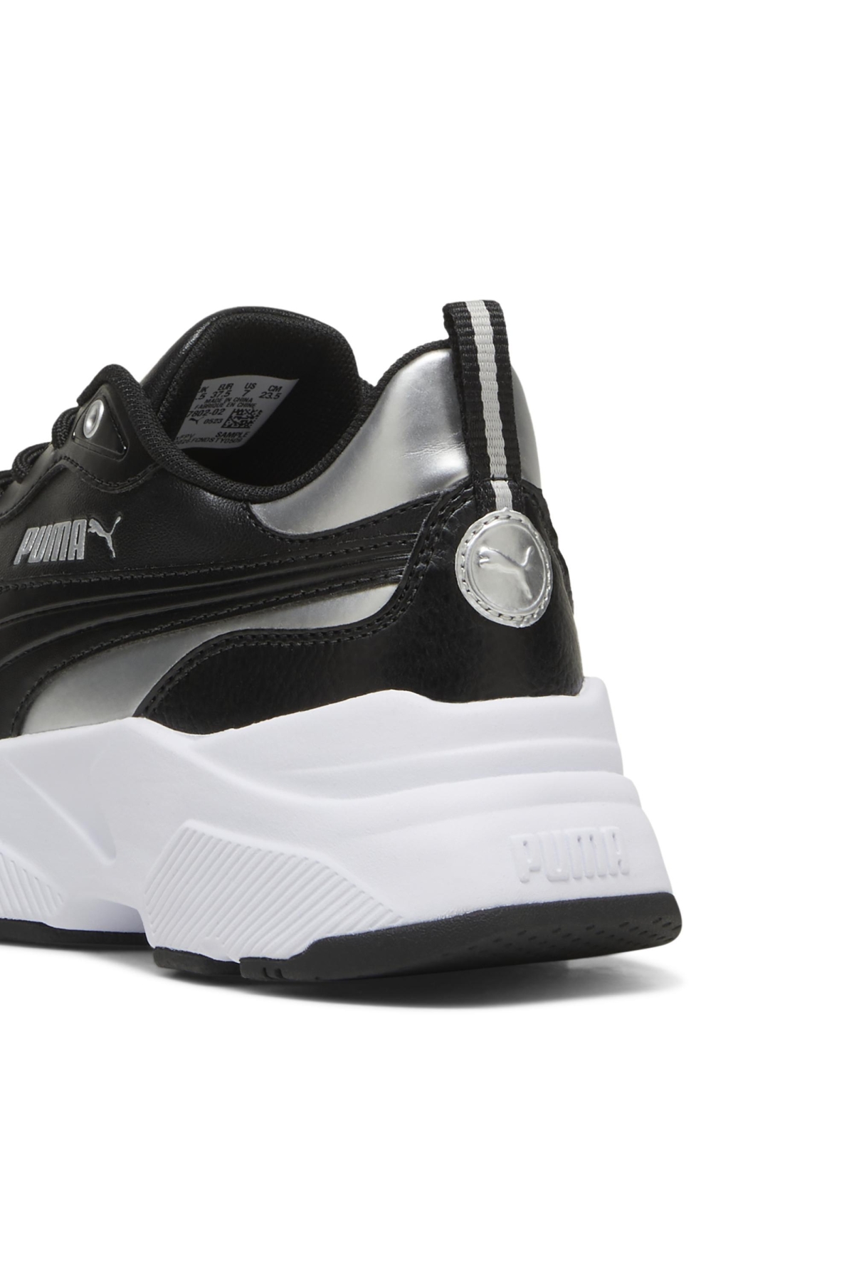 Puma Puma Siyah 39780202 Cassia Rose Metallic Dream Kadın Günlük Spor Ayakkabı Sneaker | Flo Siyah - 3. görsel