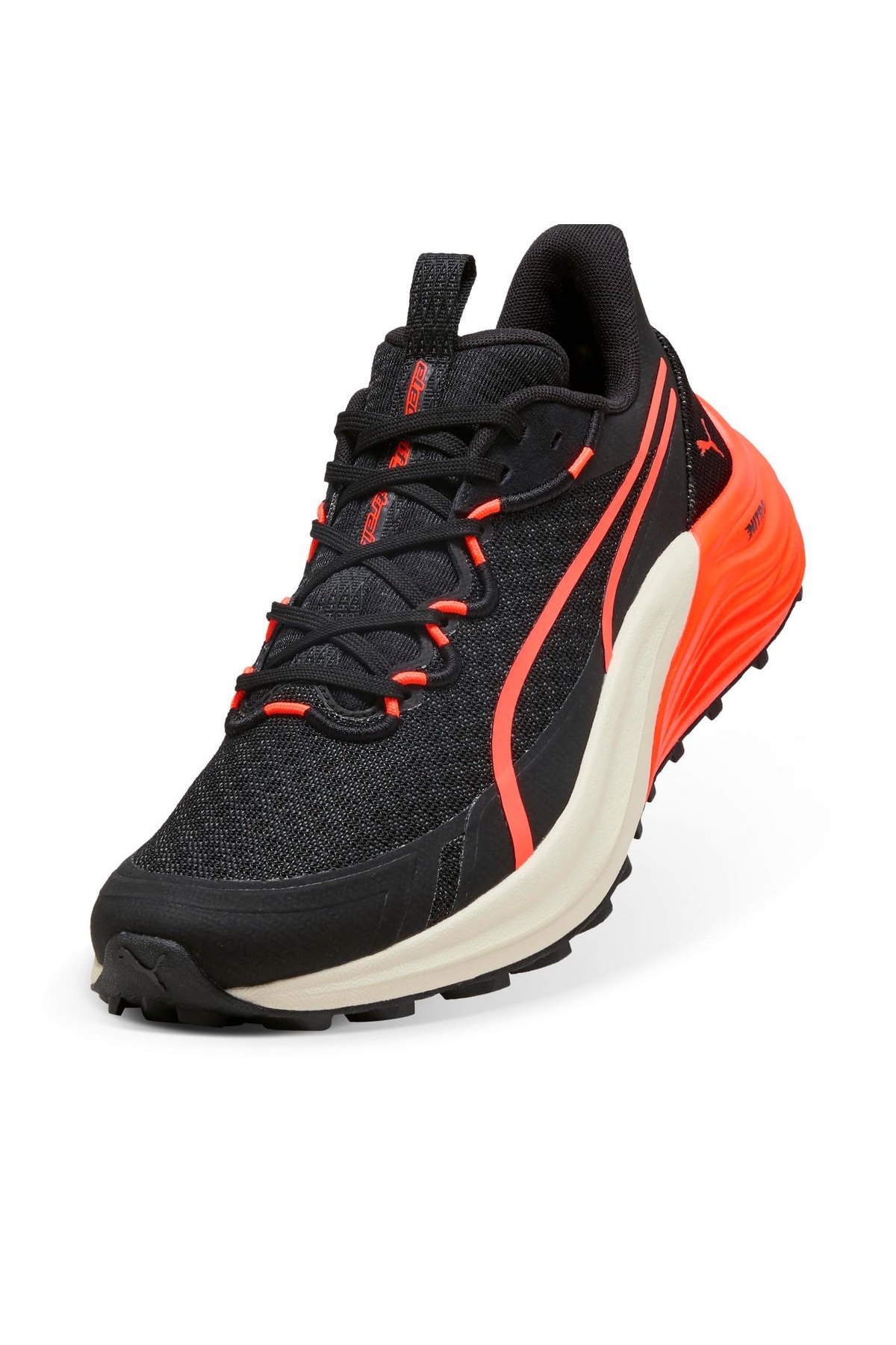 Puma Puma Siyah 31079102 Electrify Nitro 4 Trail Erkek Koşu Ayakkabısı Sneaker | Flo Siyah - 6. görsel