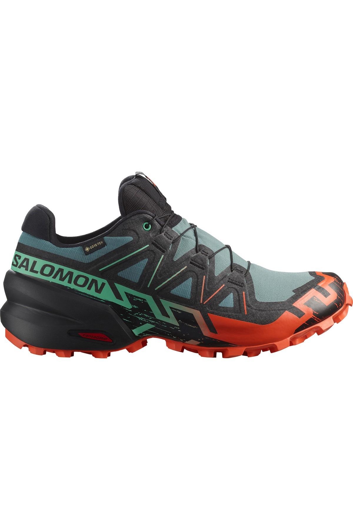 Salomon Salomon Yeşil L47701300 Speedcross 6 Gtx Erkek Koşu Ayakkabısı Sneaker | Flo Yeşil - 2. görsel
