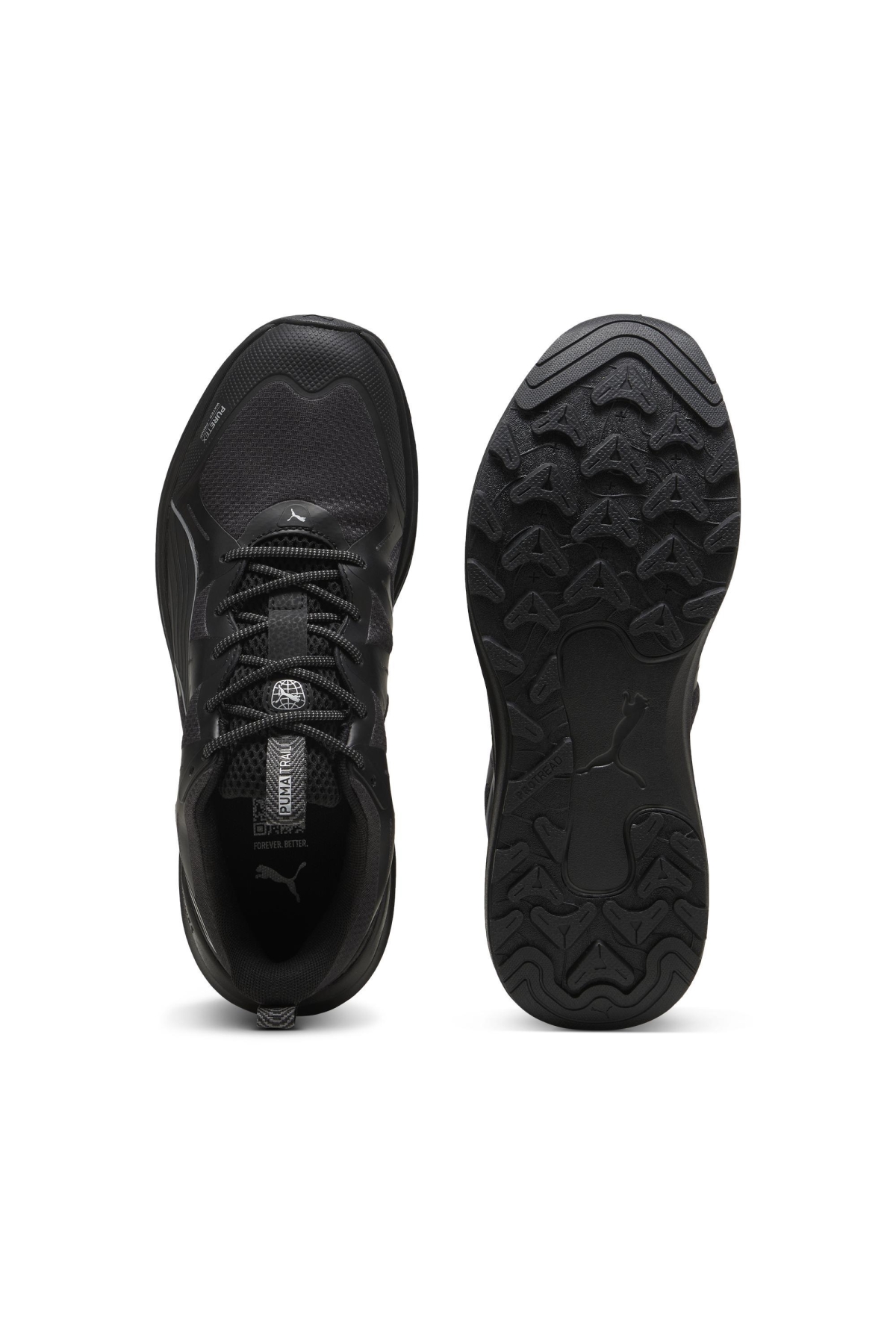 Puma Puma Siyah 31009501 Reflect Lite Trail Ptx Erkek Koşu Ayakkabısı Sneaker | Flo Siyah - 5. görsel