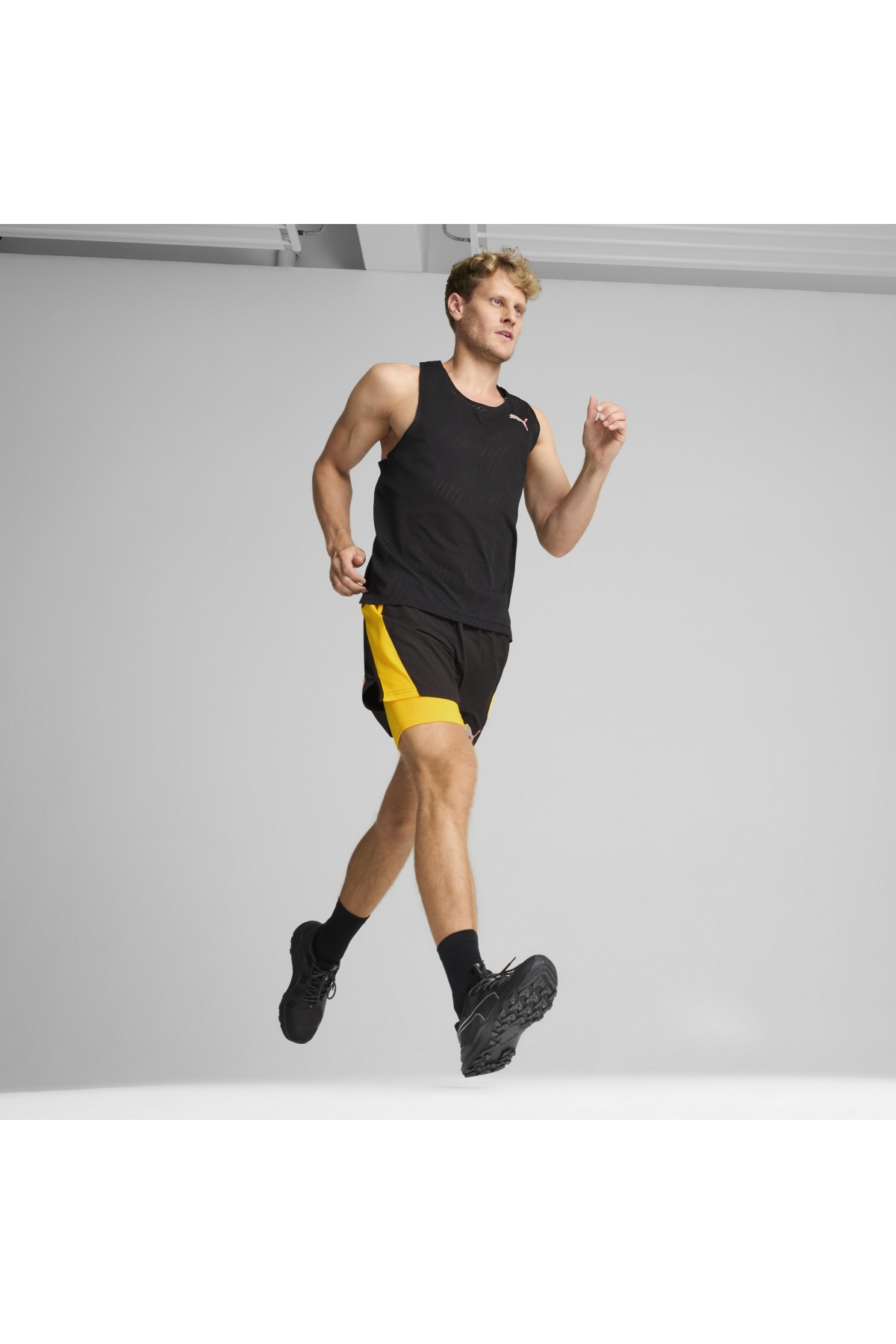 Puma Puma Siyah 31009501 Reflect Lite Trail Ptx Erkek Koşu Ayakkabısı Sneaker | Flo Siyah - 9. görsel