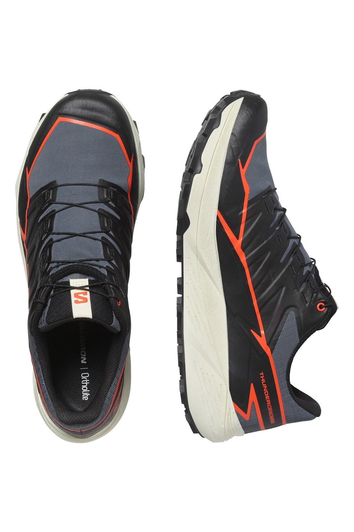 Salomon Salomon Gri L47684500 Thundercross Gtx Erkek Koşu Ayakkabısı Sneaker | Flo Gri - 5. görsel
