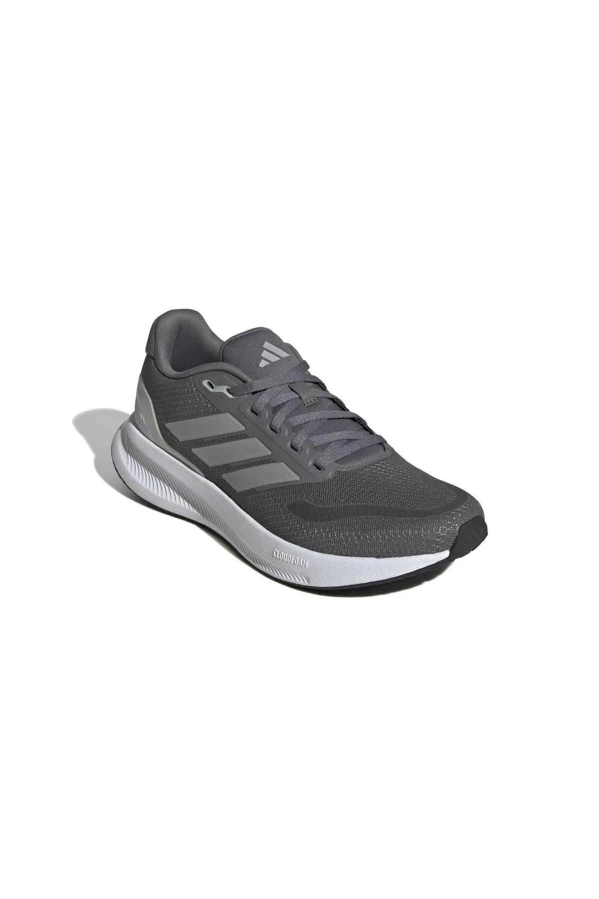 Adidas Adidas Gri IE8825 Runfalcon 5 W Kadın Koşu Ayakkabısı Sneaker | Flo Gri - 4. görsel